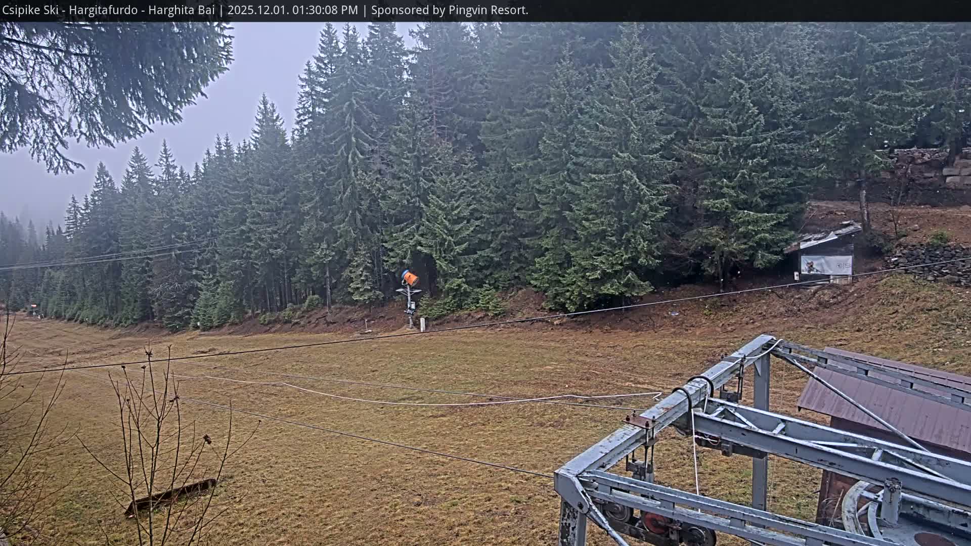 Harghita Băi, Hargitafurdo Ski Slope & Charlift Live Cam - Miercurea Ciuc, Harghita, Romania