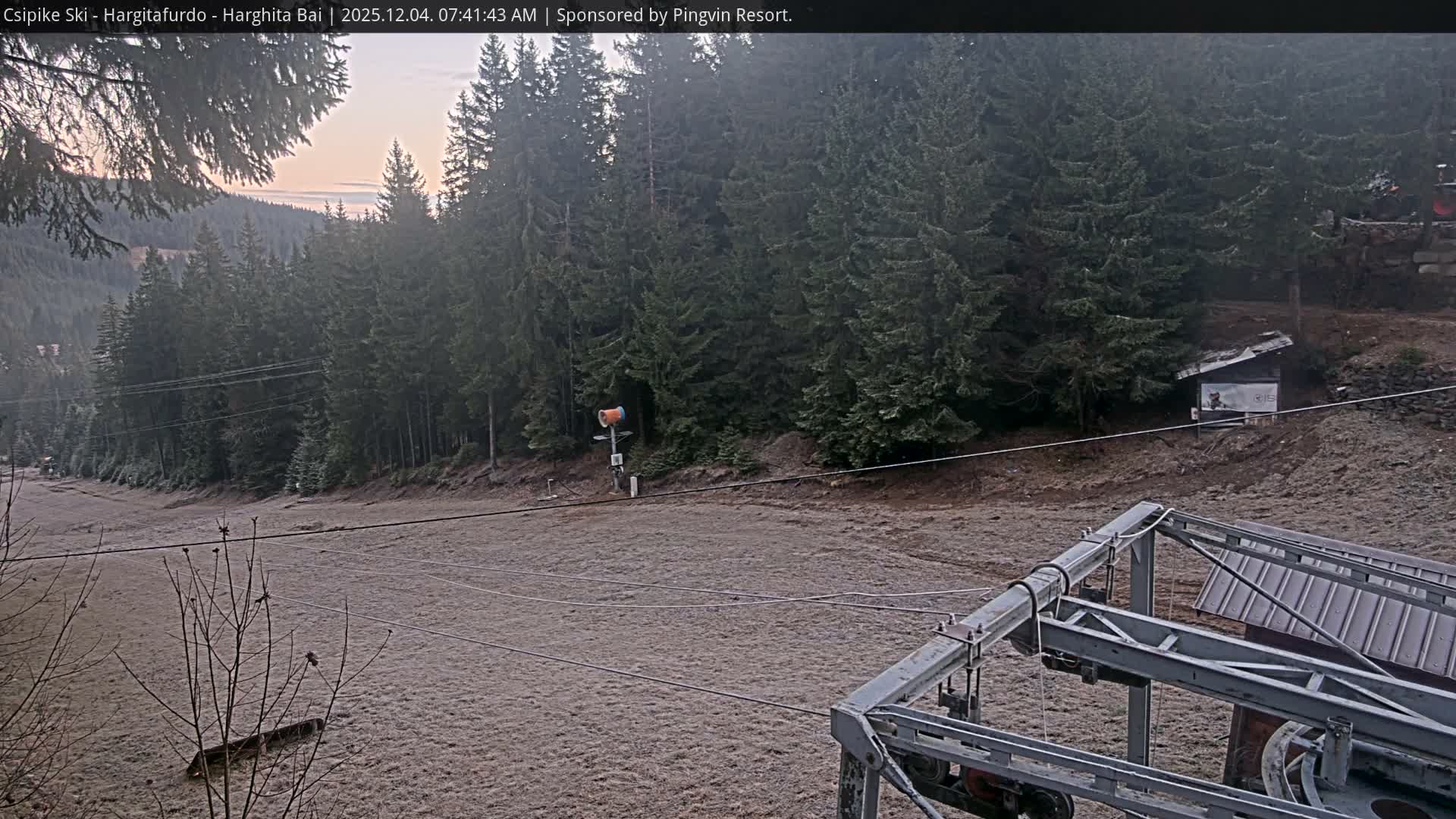 Harghita Băi, Hargitafurdo Ski Slope & Charlift Live Cam - Miercurea Ciuc, Harghita, Romania