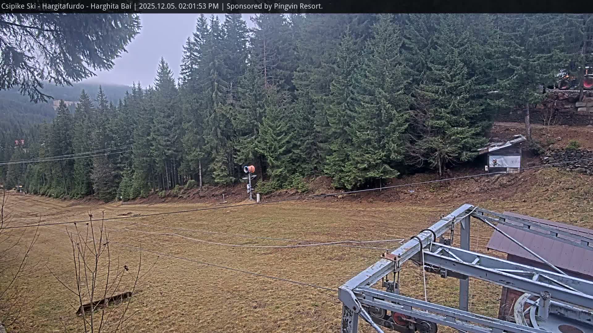 Harghita Băi, Hargitafurdo Ski Slope & Charlift Live Cam - Miercurea Ciuc, Harghita, Romania