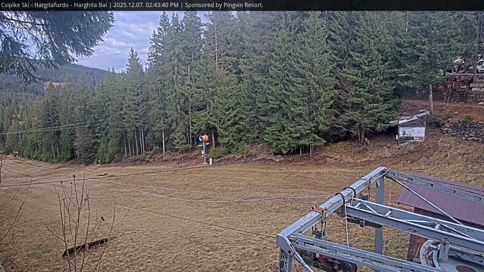 Harghita Băi, Hargitafurdo Ski Slope & Charlift Live Cam - Miercurea Ciuc, Harghita, Romania