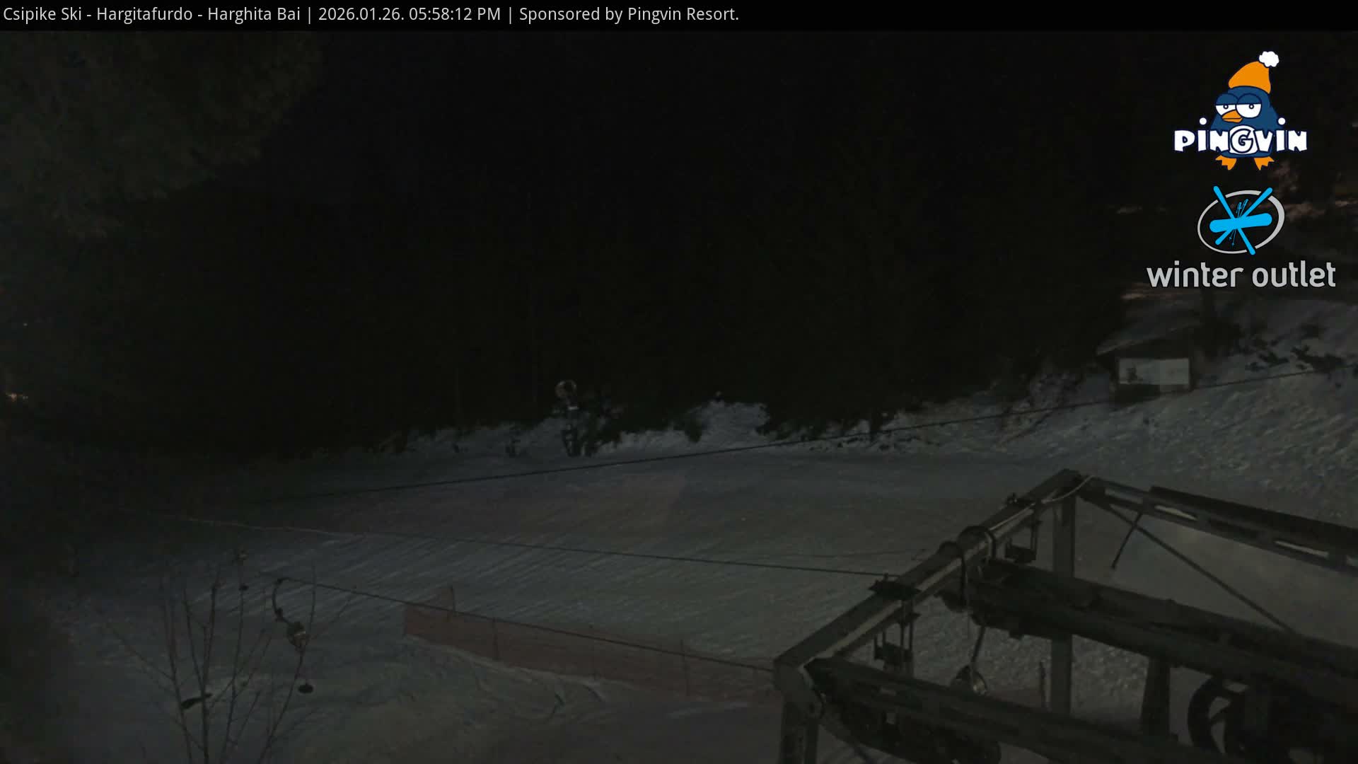 Harghita Băi, Hargitafurdo Ski Slope & Charlift Live Cam - Miercurea Ciuc, Harghita, Romania