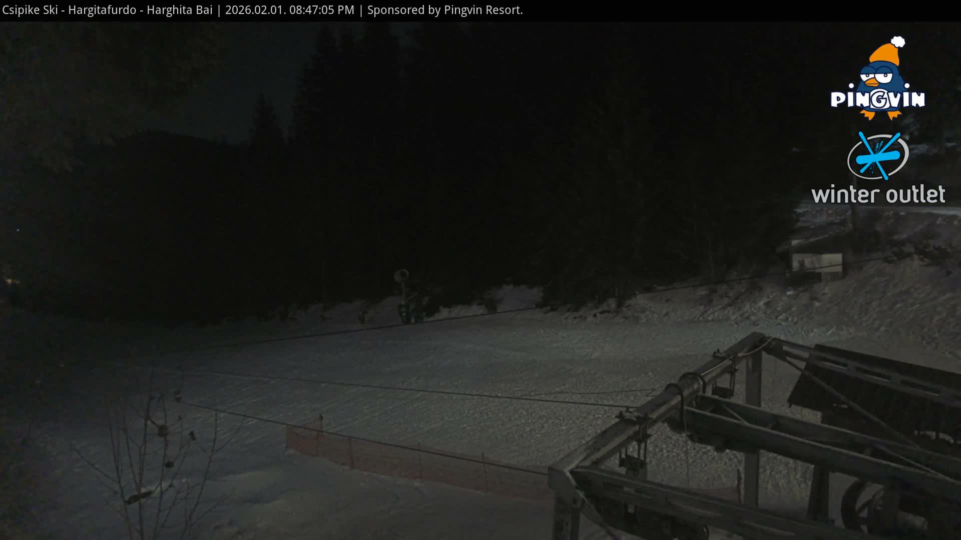 Harghita Băi, Hargitafurdo Ski Slope & Charlift Live Cam - Miercurea Ciuc, Harghita, Romania