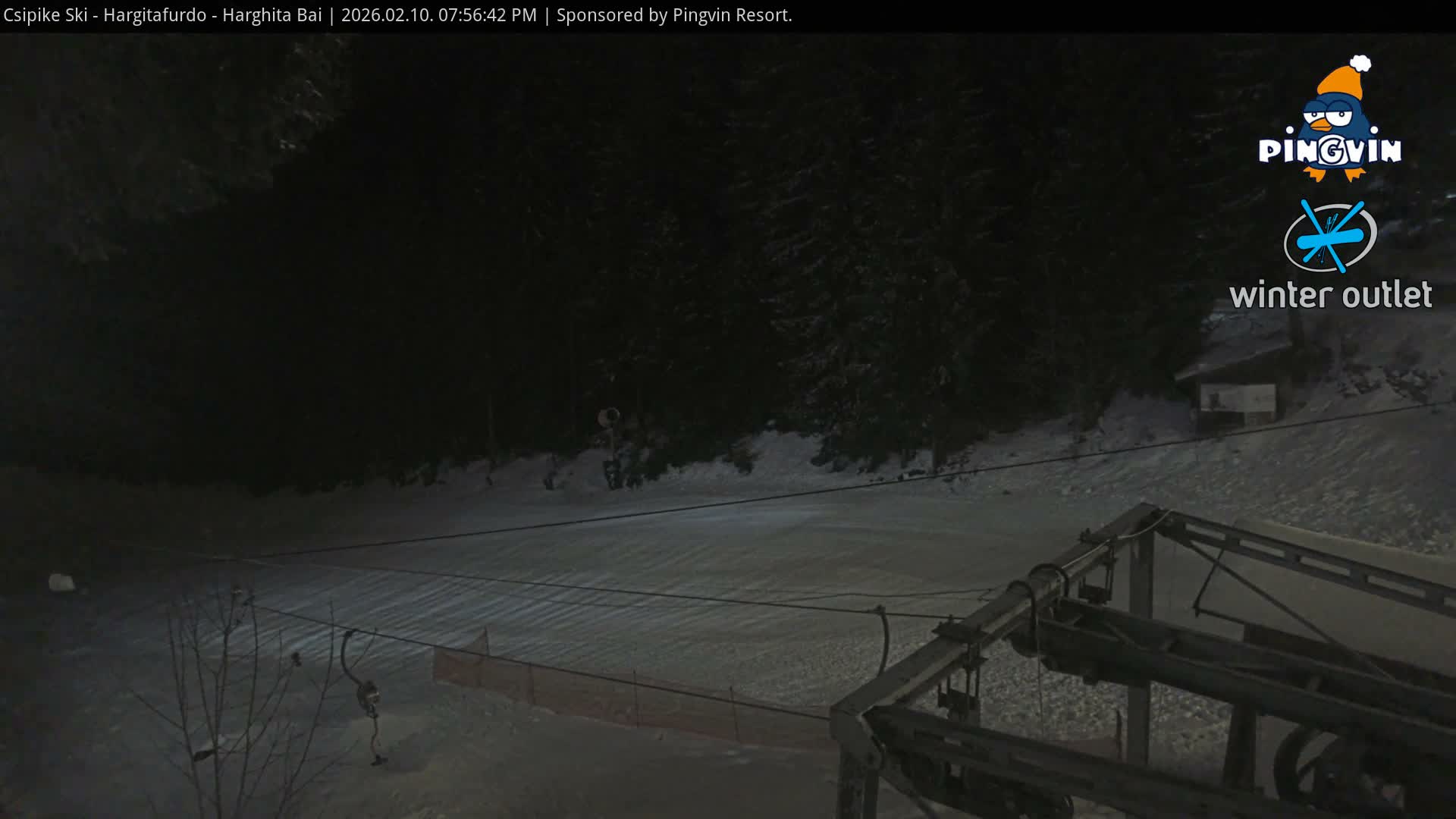 Harghita Băi, Hargitafurdo Ski Slope & Charlift Live Cam - Miercurea Ciuc, Harghita, Romania