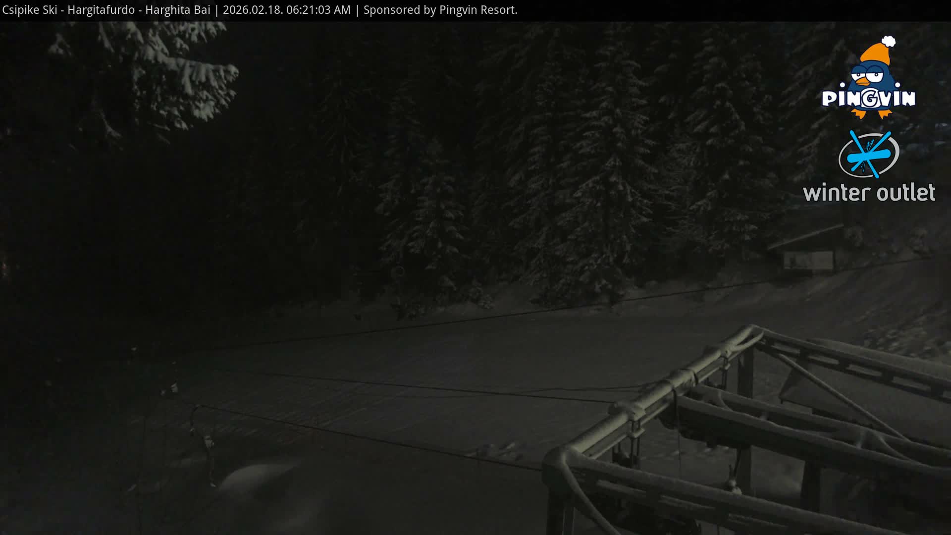 Harghita Băi, Hargitafurdo Ski Slope & Charlift Live Cam - Miercurea Ciuc, Harghita, Romania