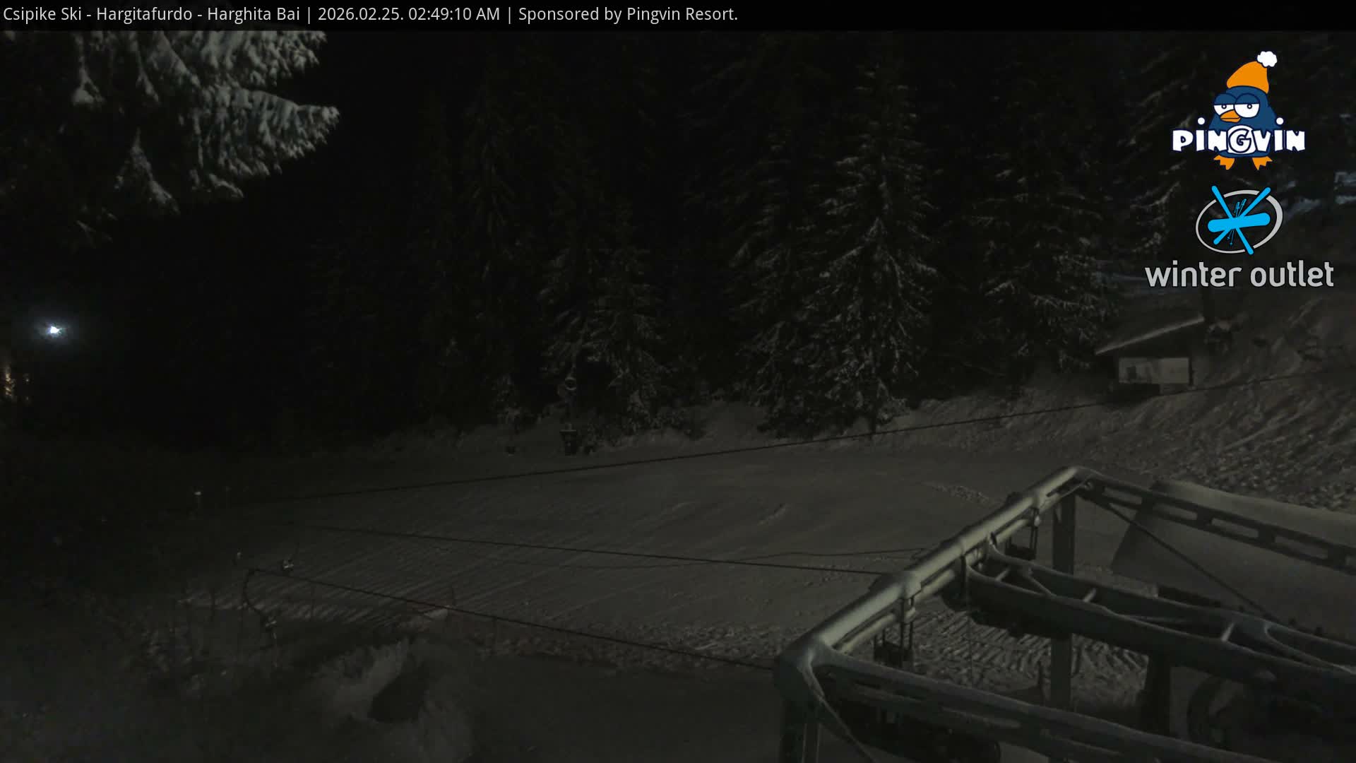 Harghita Băi, Hargitafurdo Ski Slope & Charlift Live Cam - Miercurea Ciuc, Harghita, Romania