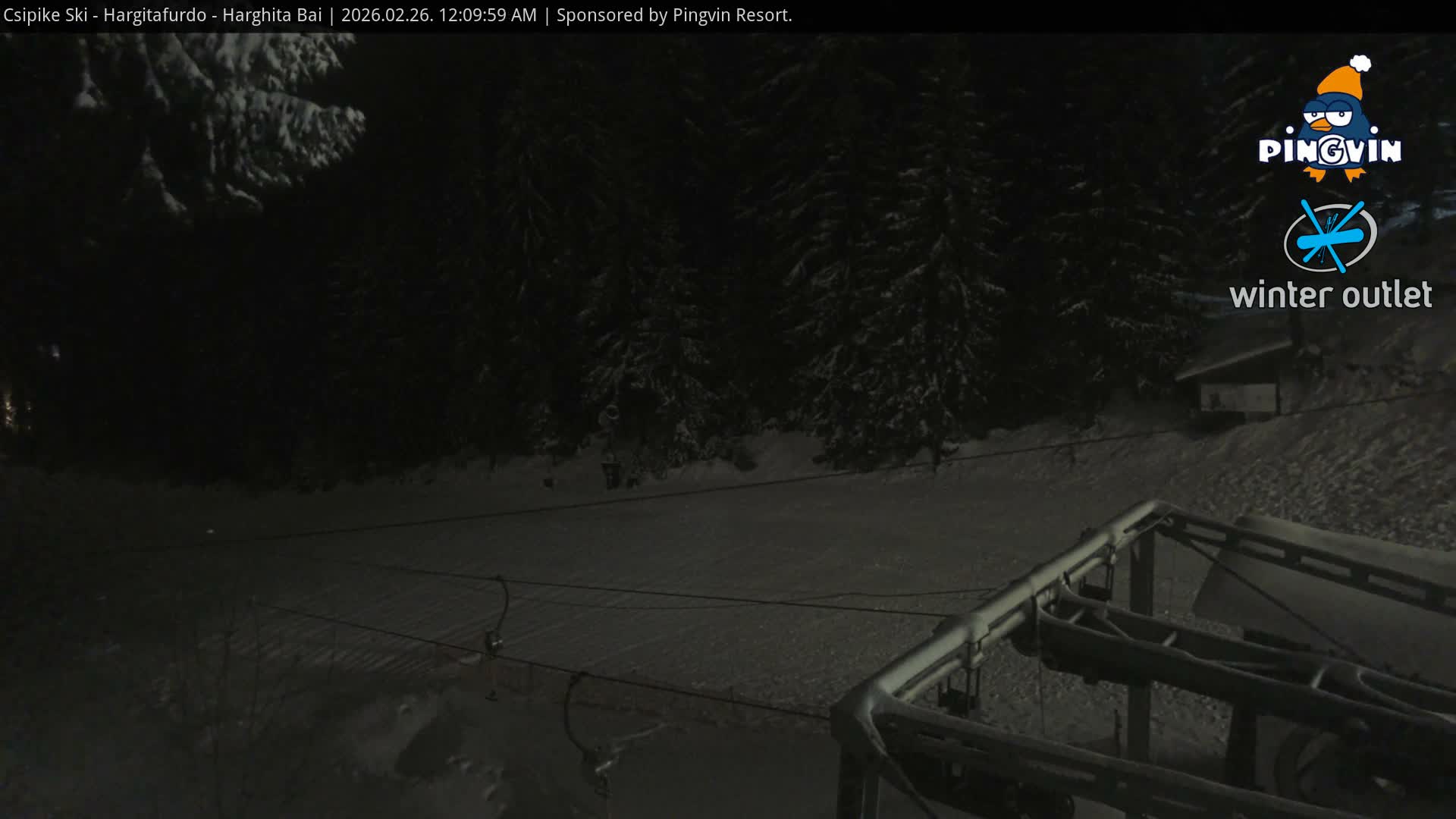 Harghita Băi, Hargitafurdo Ski Slope & Charlift Live Cam - Miercurea Ciuc, Harghita, Romania