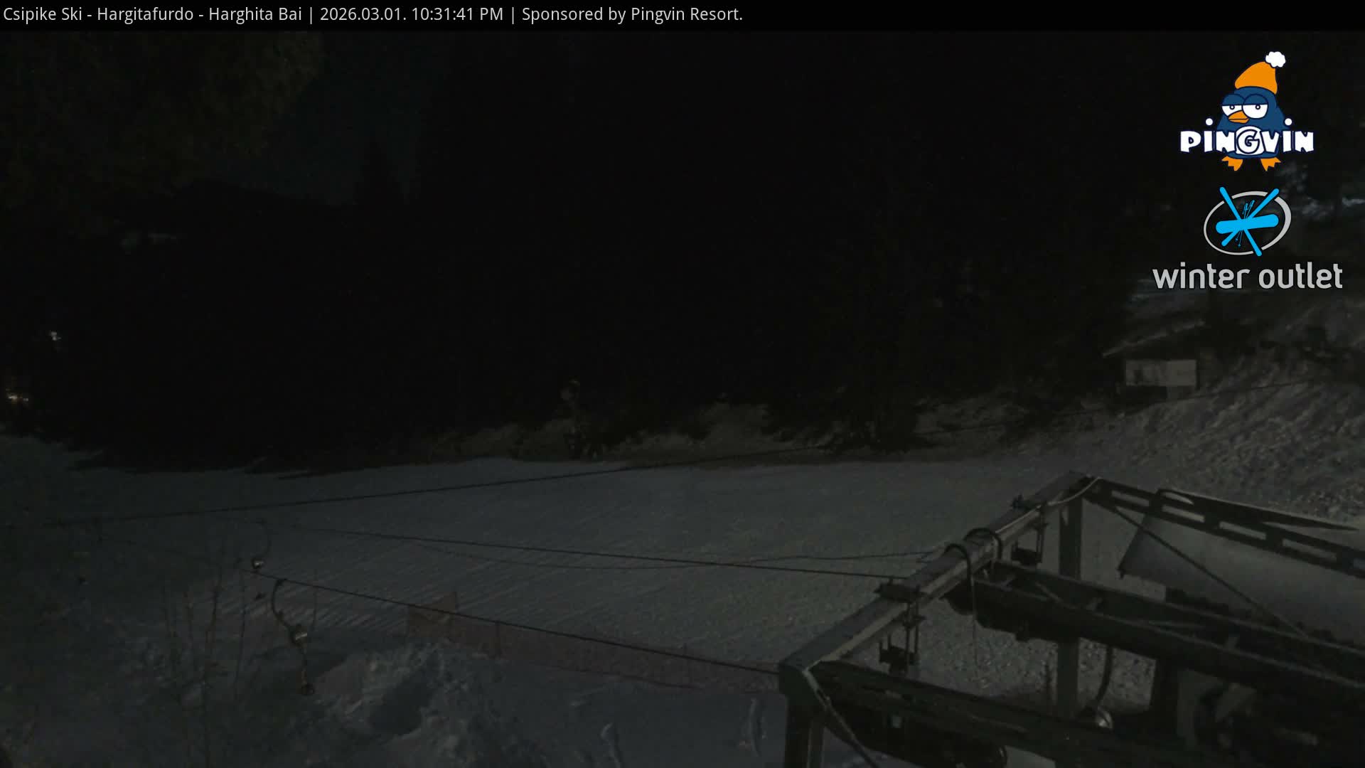 Harghita Băi, Hargitafurdo Ski Slope & Charlift Live Cam - Miercurea Ciuc, Harghita, Romania
