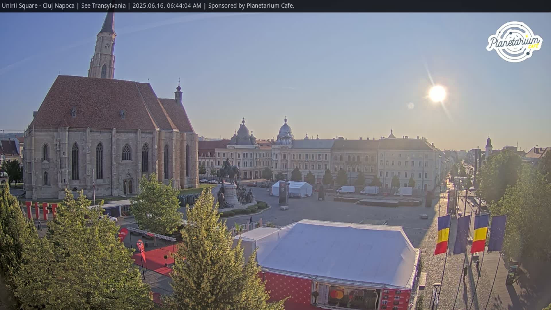 Cluj Napoca, Piata Unirii  Union Square Live Cam - Centru, Cluj-Napoca, Cluj, Romania