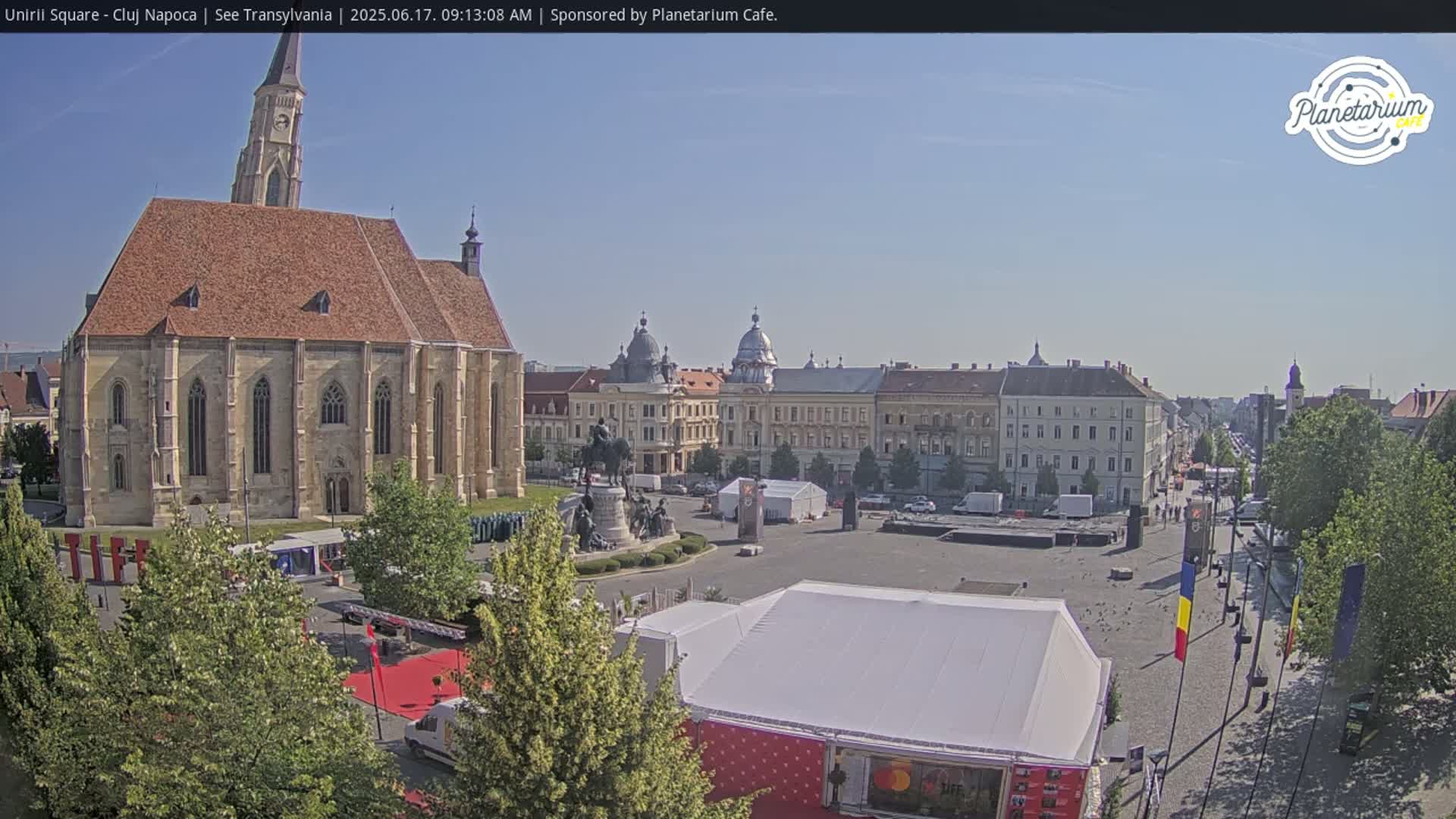 Cluj Napoca, Piata Unirii  Union Square Live Cam - Centru, Cluj-Napoca, Cluj, Romania
