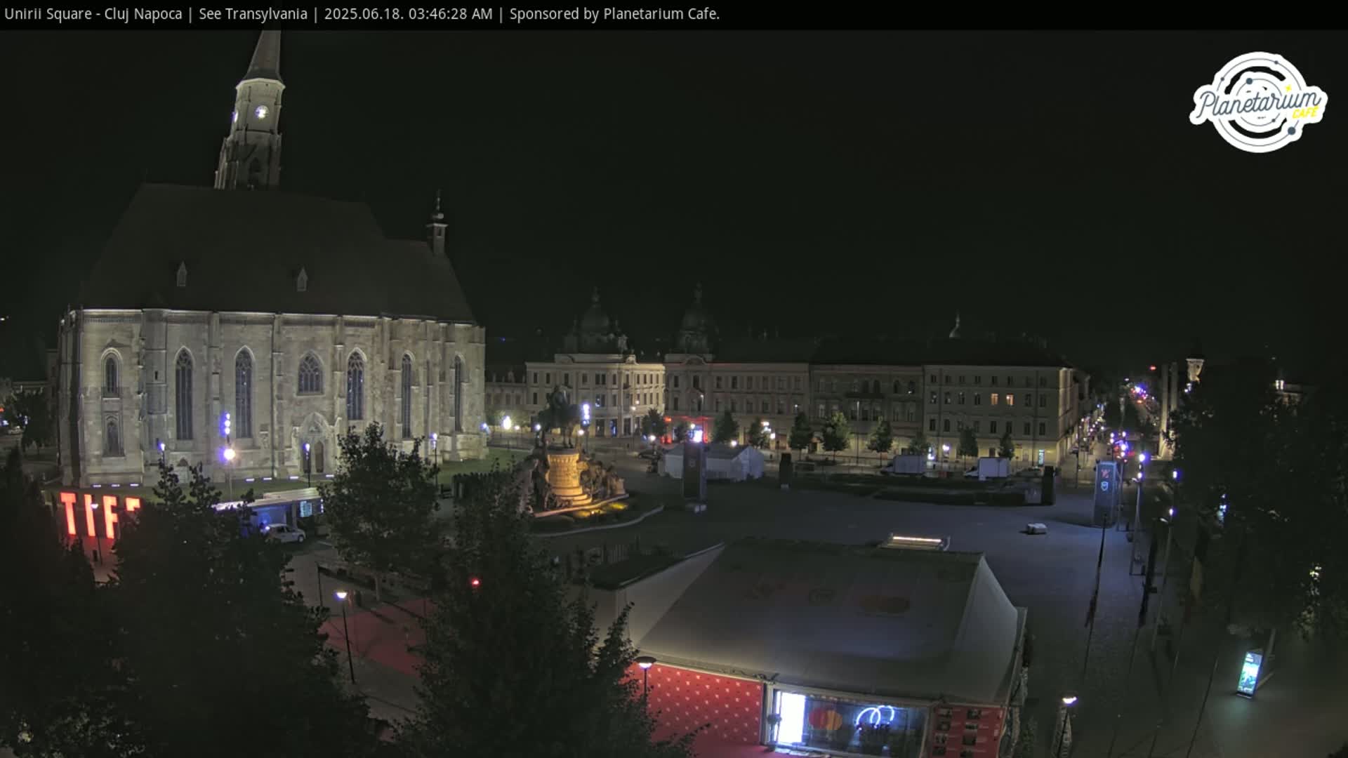 Cluj Napoca, Piata Unirii  Union Square Live Cam - Centru, Cluj-Napoca, Cluj, Romania