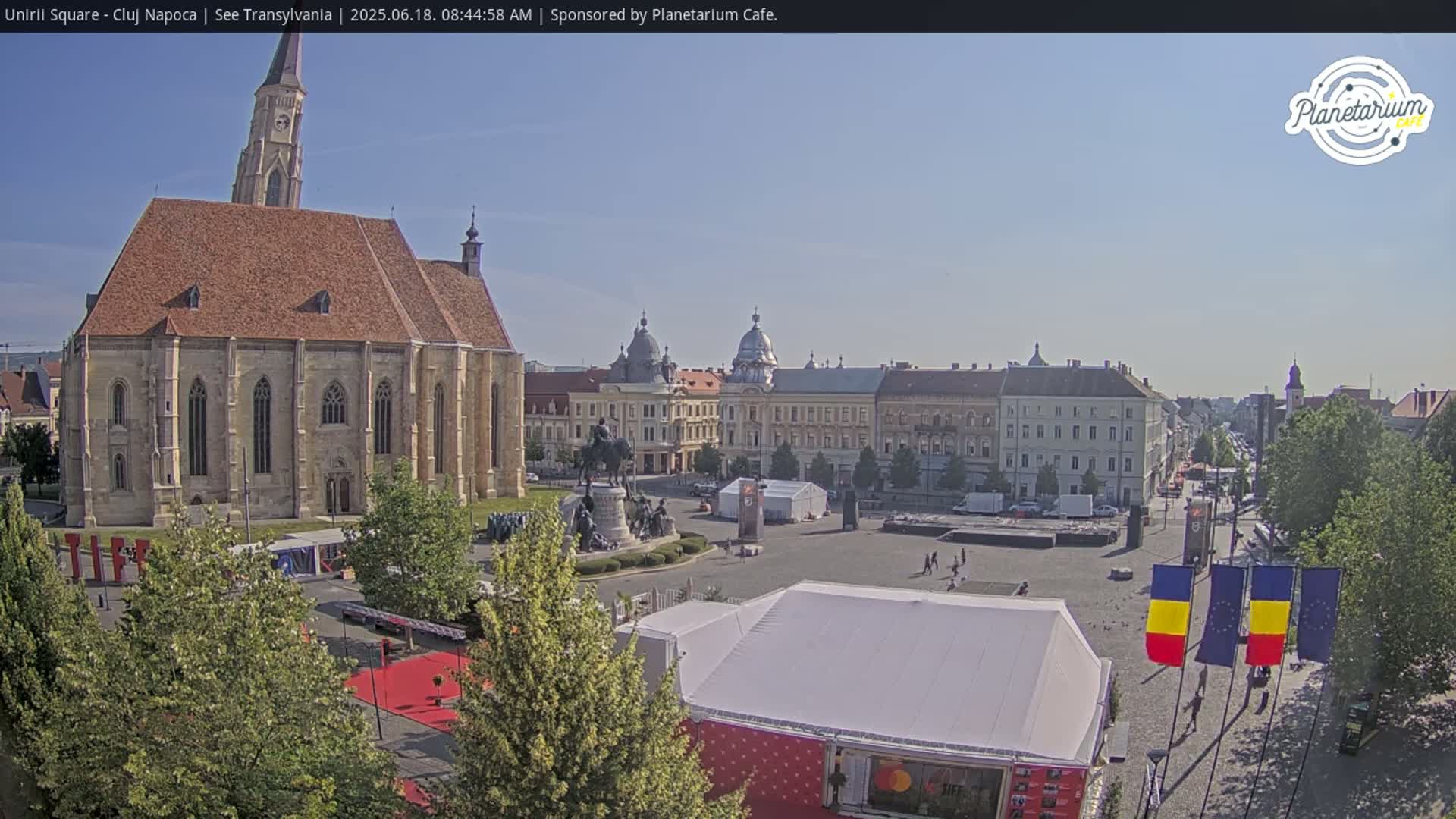 Cluj Napoca, Piata Unirii  Union Square Live Cam - Centru, Cluj-Napoca, Cluj, Romania