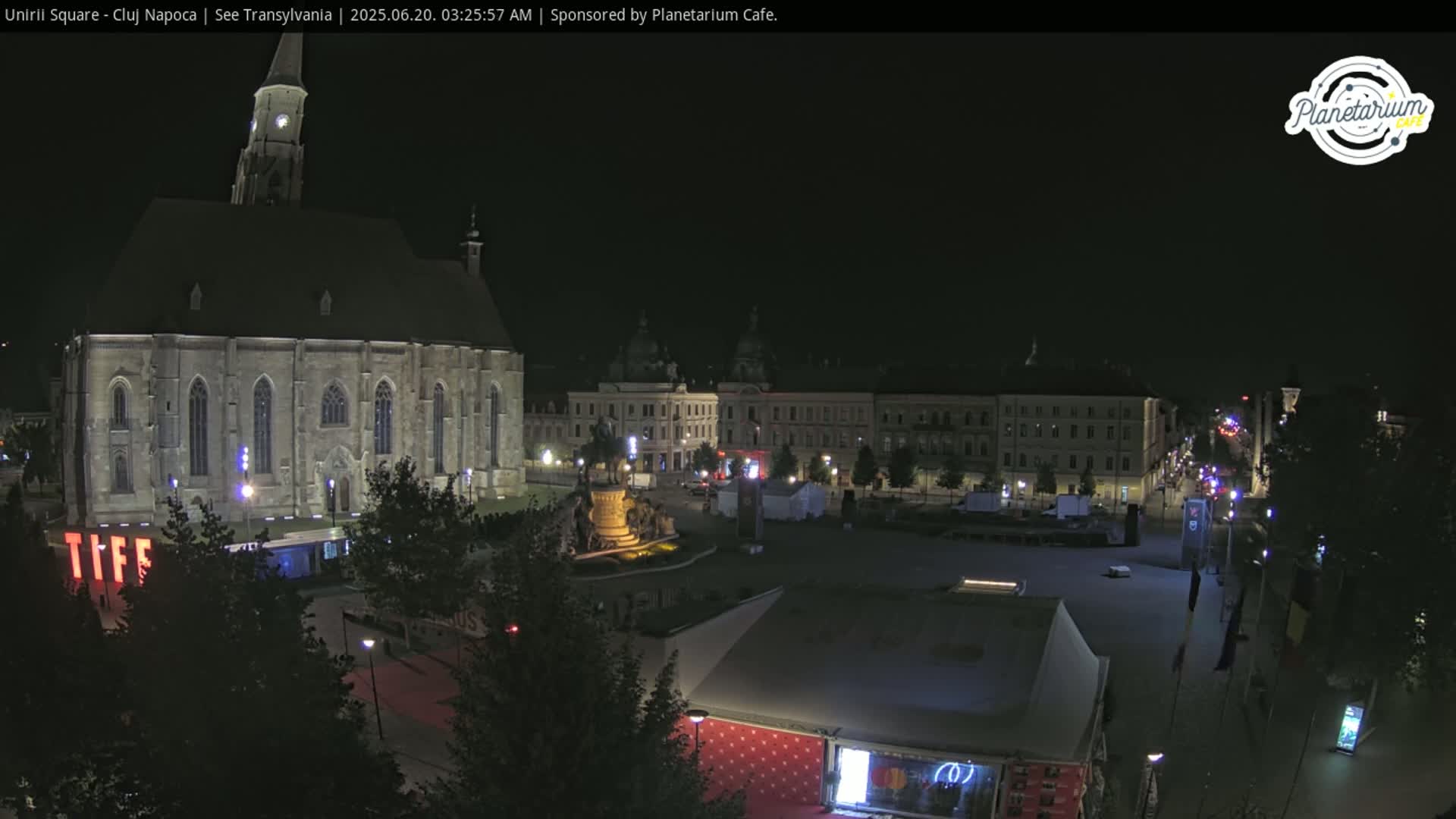 Cluj Napoca, Piata Unirii  Union Square Live Cam - Centru, Cluj-Napoca, Cluj, Romania