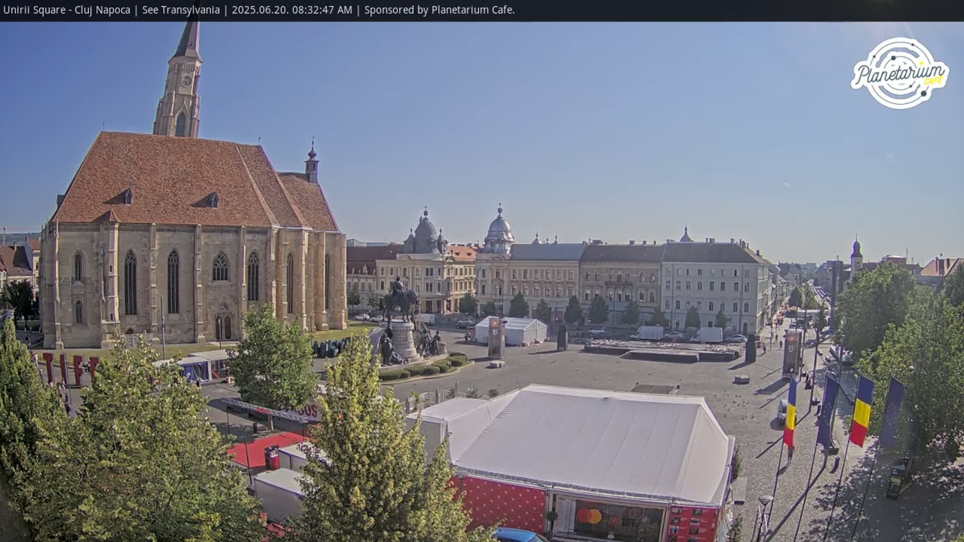 Cluj Napoca, Piata Unirii  Union Square Live Cam - Centru, Cluj-Napoca, Cluj, Romania
