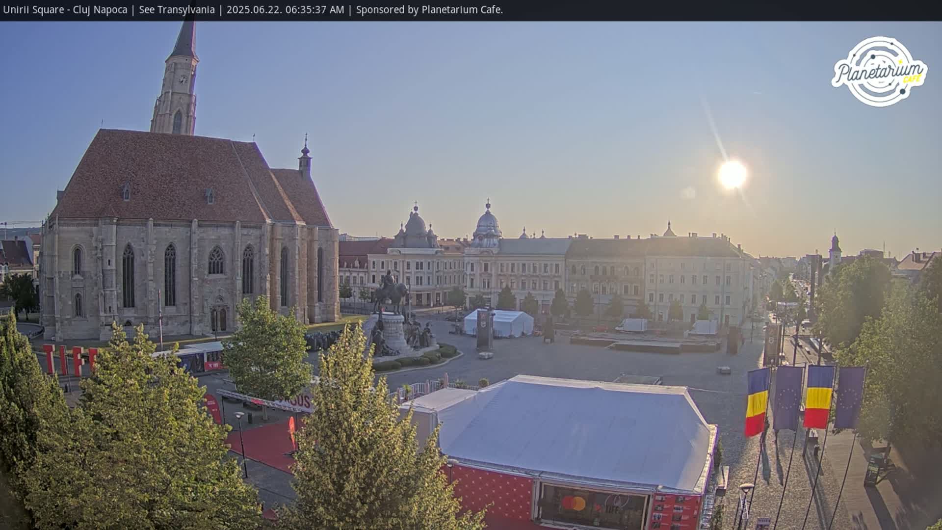 Cluj Napoca, Piata Unirii  Union Square Live Cam - Centru, Cluj-Napoca, Cluj, Romania