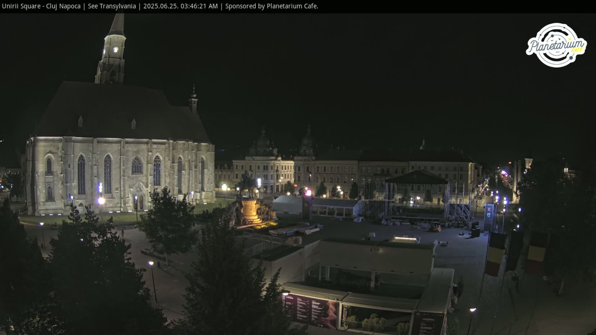 Cluj Napoca, Piata Unirii  Union Square Live Cam - Centru, Cluj-Napoca, Cluj, Romania