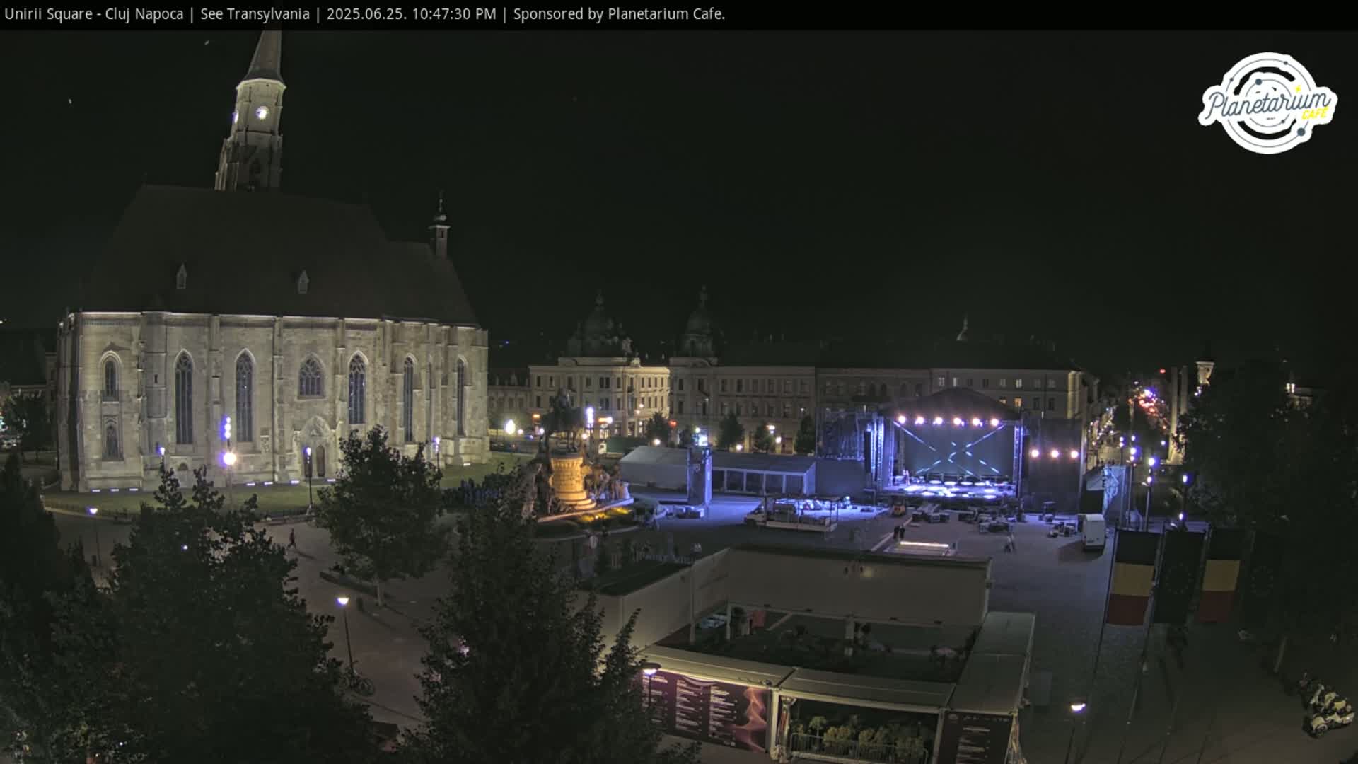 Cluj Napoca, Piata Unirii  Union Square Live Cam - Centru, Cluj-Napoca, Cluj, Romania