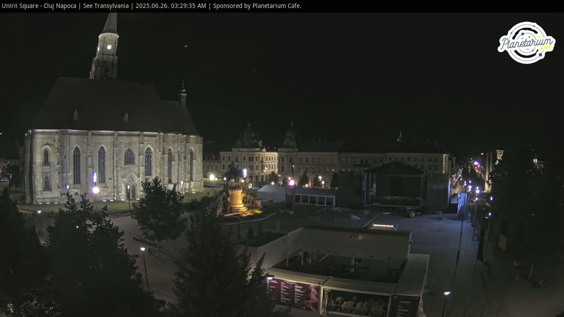 Cluj Napoca, Piata Unirii  Union Square Live Cam - Centru, Cluj-Napoca, Cluj, Romania
