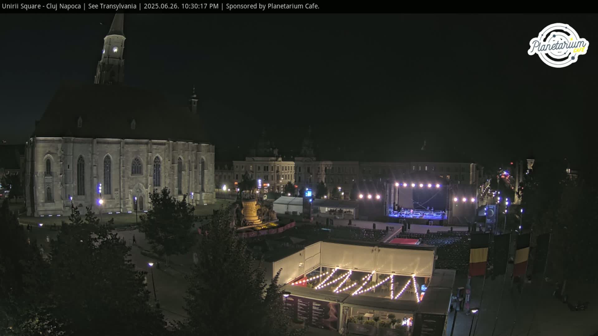 Cluj Napoca, Piata Unirii  Union Square Live Cam - Centru, Cluj-Napoca, Cluj, Romania