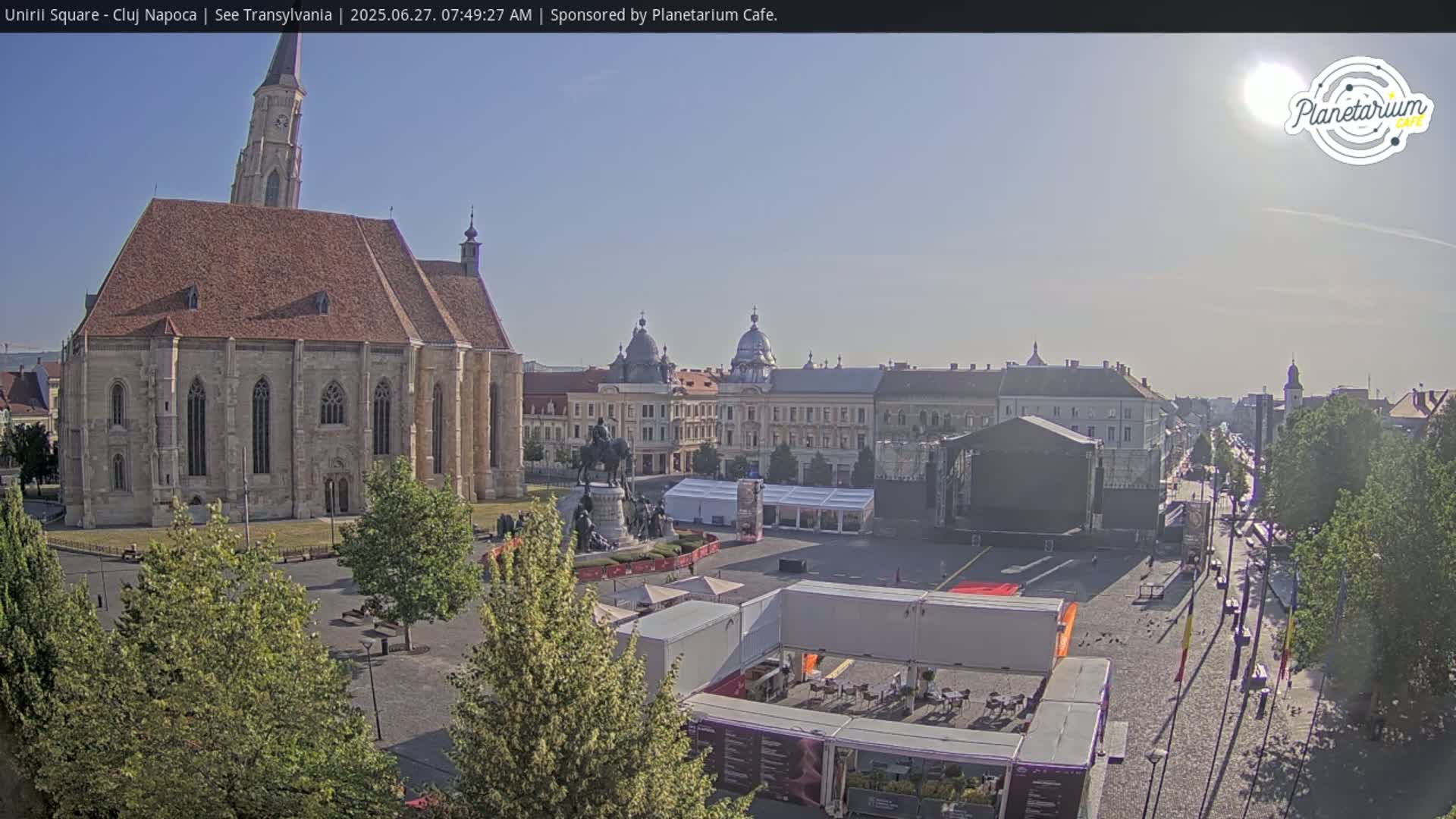Cluj Napoca, Piata Unirii  Union Square Live Cam - Centru, Cluj-Napoca, Cluj, Romania