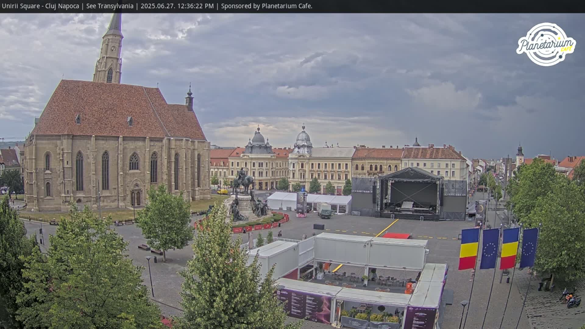 Cluj Napoca, Piata Unirii  Union Square Live Cam - Centru, Cluj-Napoca, Cluj, Romania