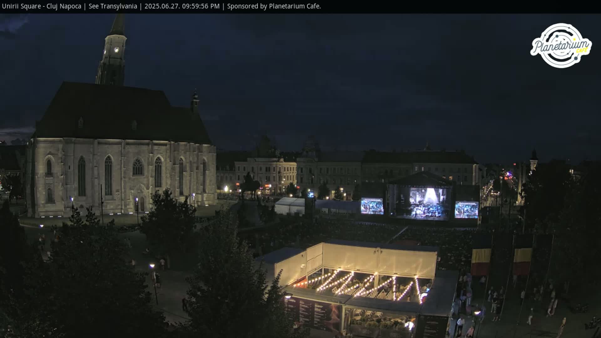 Cluj Napoca, Piata Unirii  Union Square Live Cam - Centru, Cluj-Napoca, Cluj, Romania