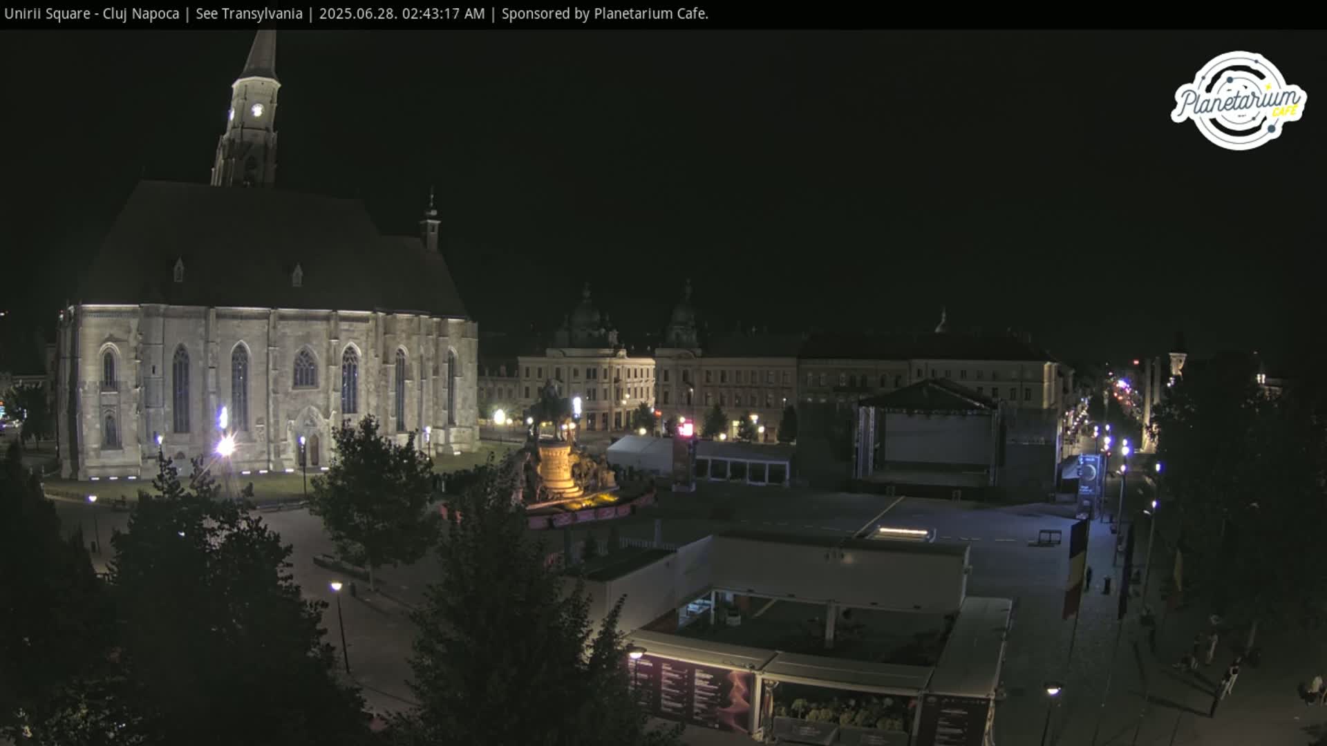 Cluj Napoca, Piata Unirii  Union Square Live Cam - Centru, Cluj-Napoca, Cluj, Romania