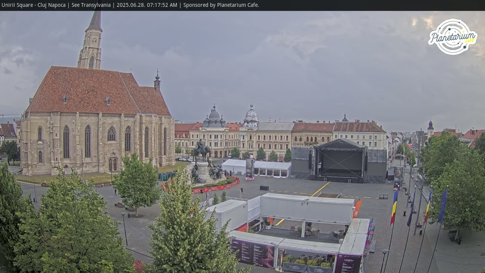 Cluj Napoca, Piata Unirii  Union Square Live Cam - Centru, Cluj-Napoca, Cluj, Romania