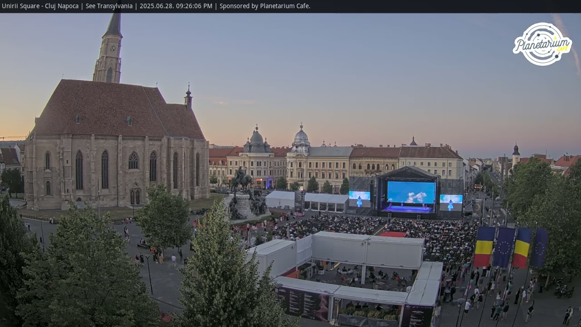 Cluj Napoca, Piata Unirii  Union Square Live Cam - Centru, Cluj-Napoca, Cluj, Romania