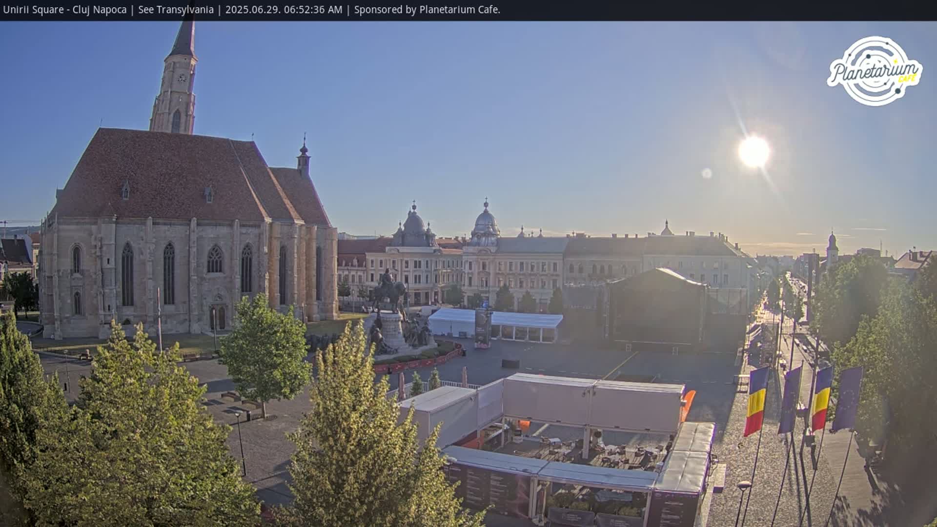 Cluj Napoca, Piata Unirii  Union Square Live Cam - Centru, Cluj-Napoca, Cluj, Romania
