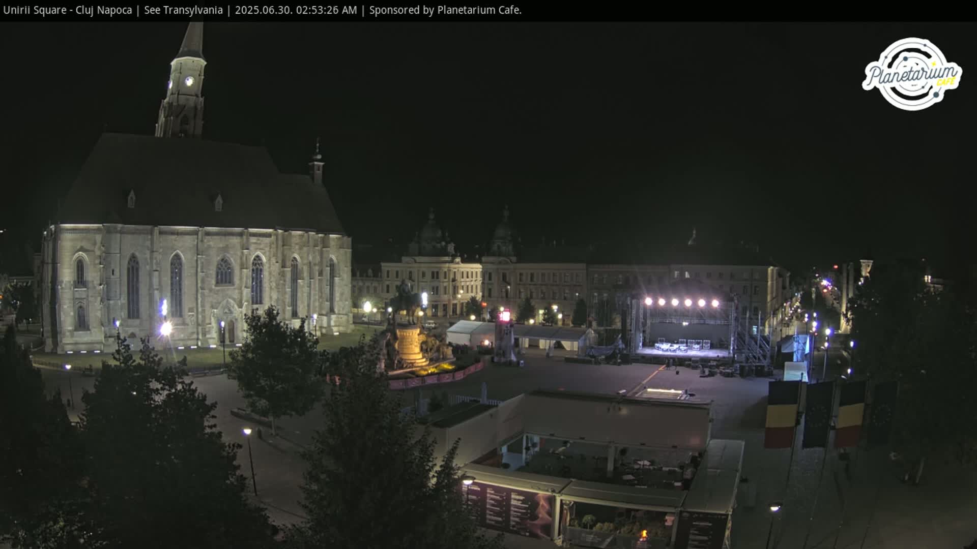 Cluj Napoca, Piata Unirii  Union Square Live Cam - Centru, Cluj-Napoca, Cluj, Romania