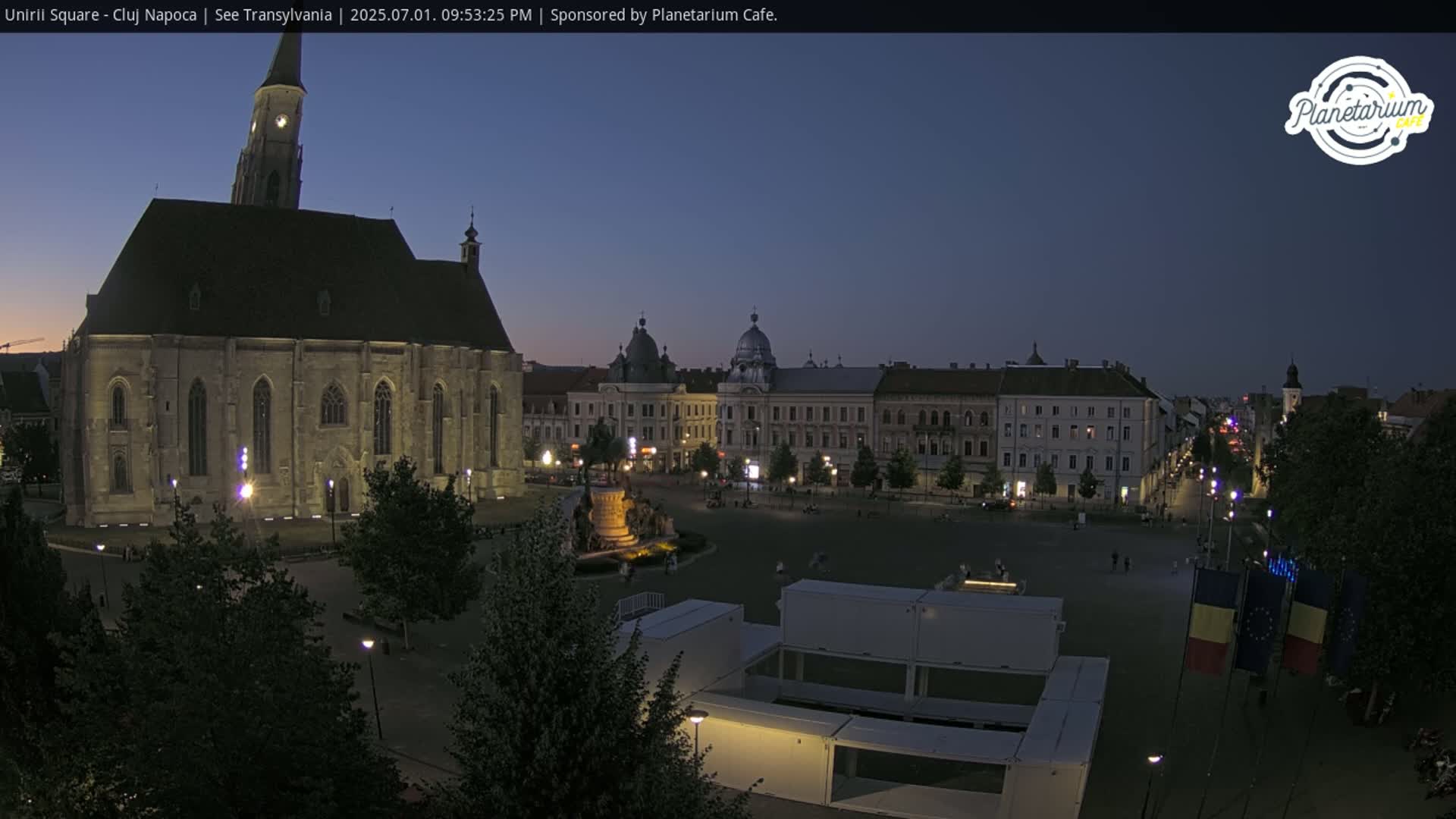 Cluj Napoca, Piata Unirii  Union Square Live Cam - Centru, Cluj-Napoca, Cluj, Romania