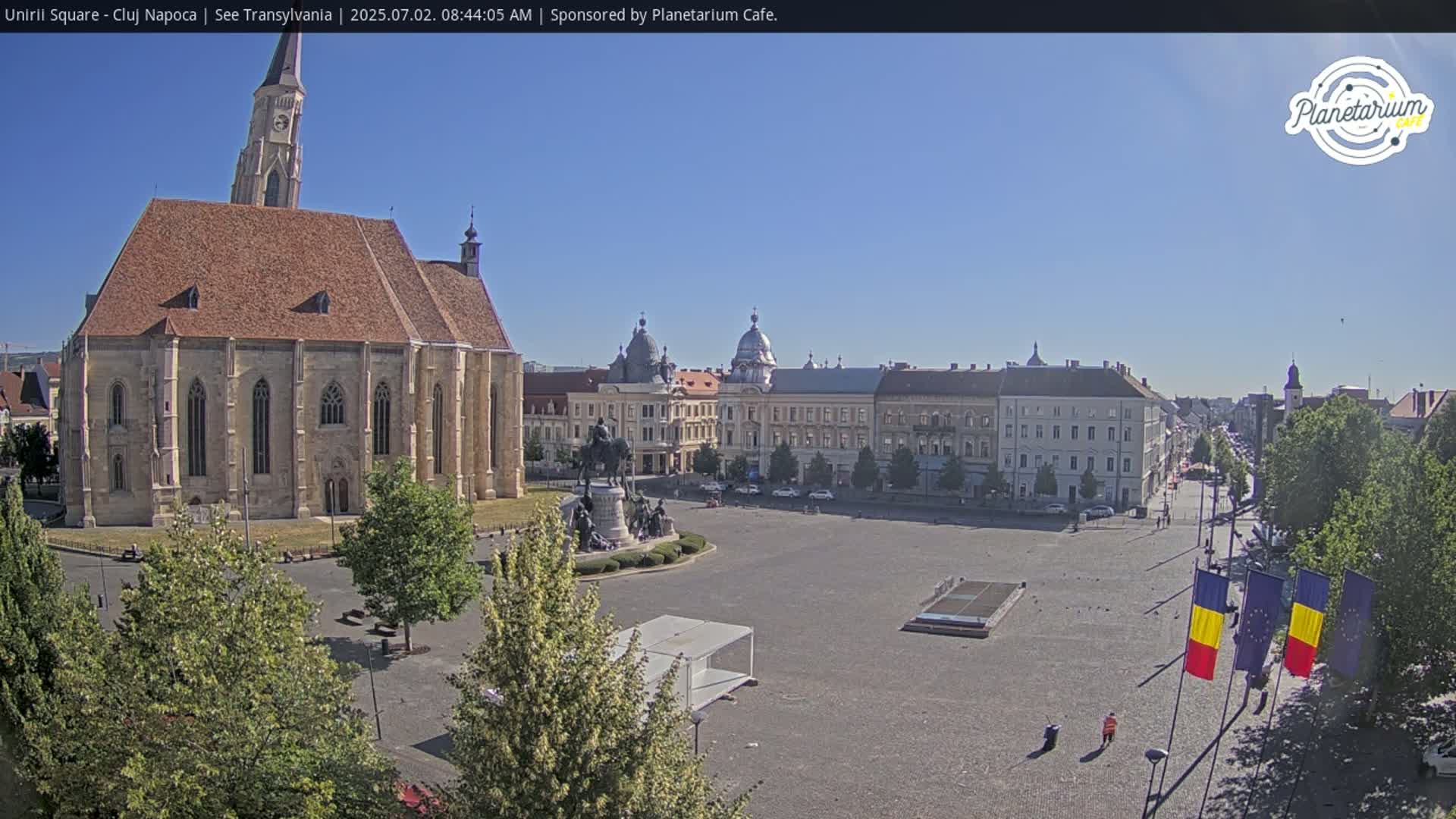 Cluj Napoca, Piata Unirii  Union Square Live Cam - Centru, Cluj-Napoca, Cluj, Romania