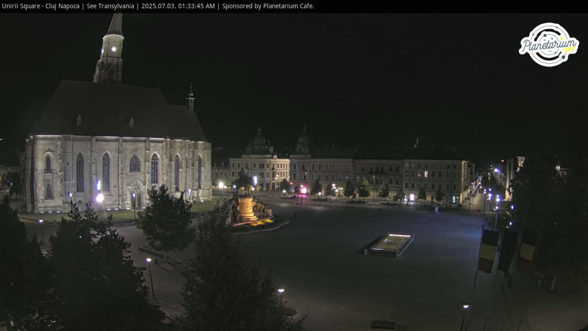 Cluj Napoca, Piata Unirii  Union Square Live Cam - Centru, Cluj-Napoca, Cluj, Romania