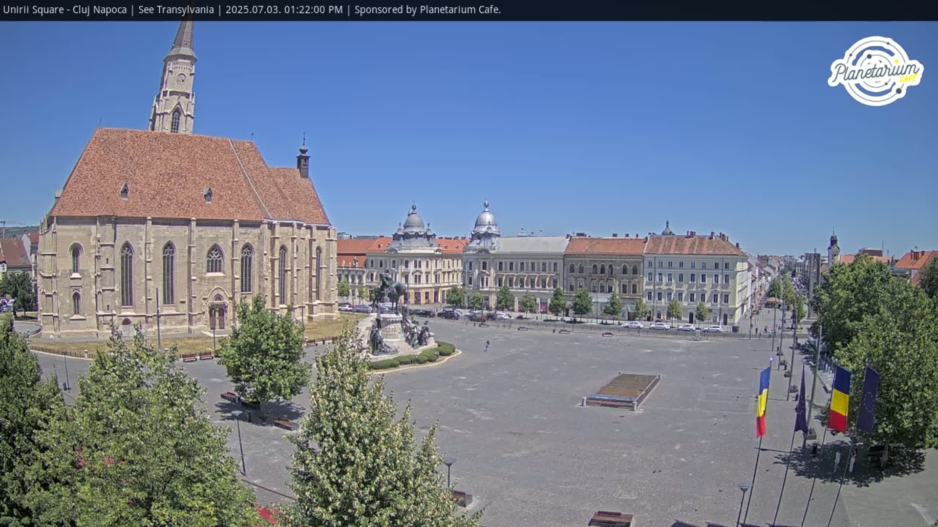Cluj Napoca, Piata Unirii  Union Square Live Cam - Centru, Cluj-Napoca, Cluj, Romania