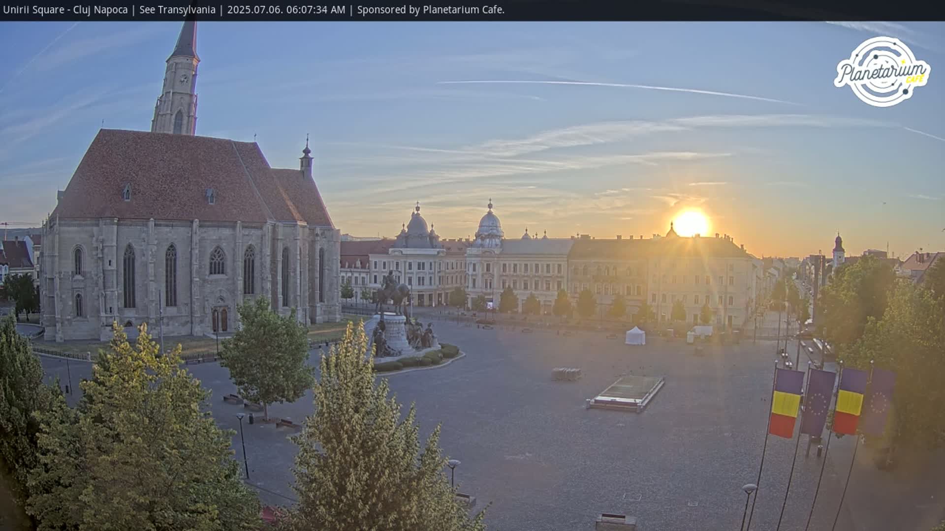 Cluj Napoca, Piata Unirii  Union Square Live Cam - Centru, Cluj-Napoca, Cluj, Romania