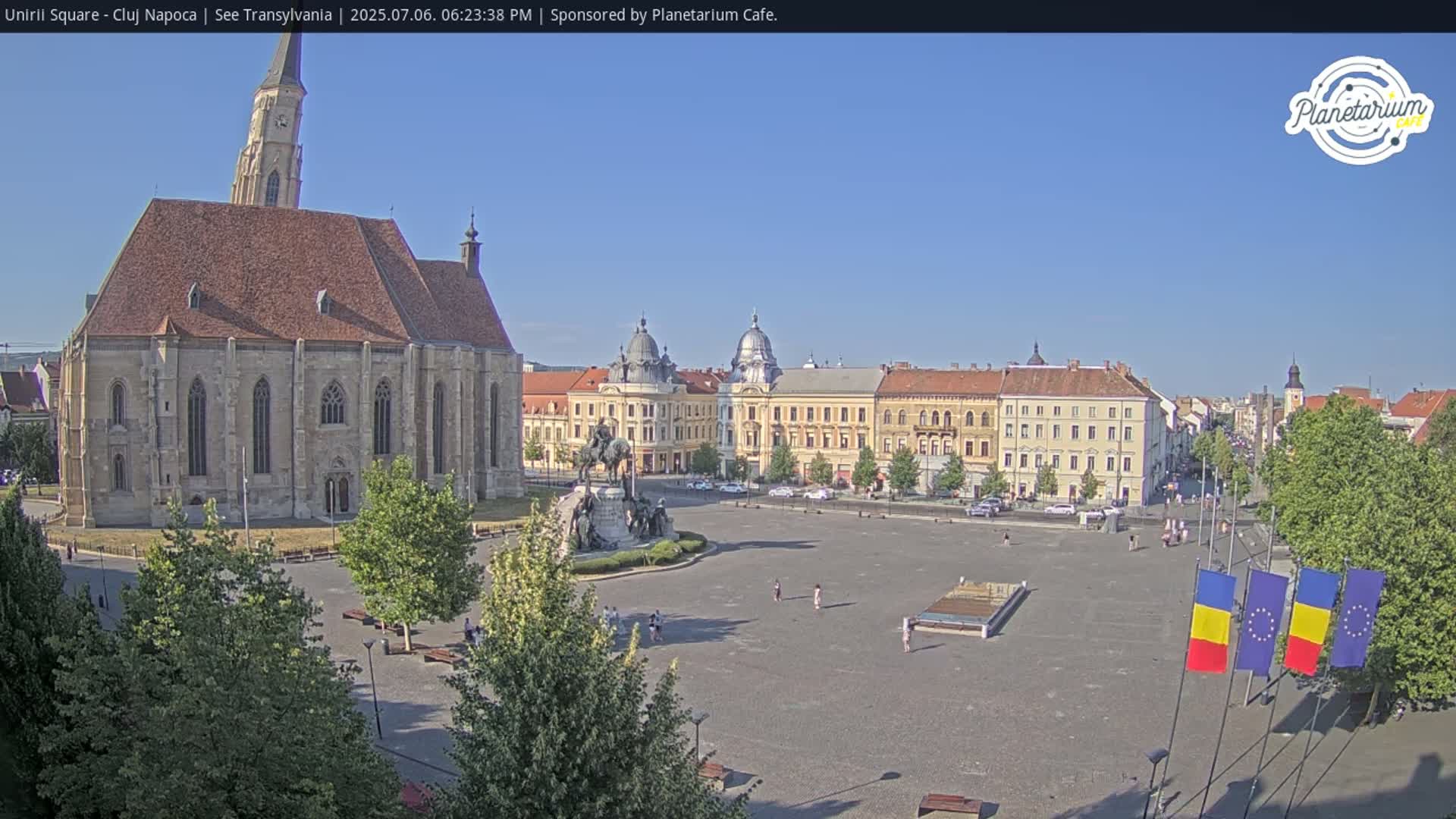 Cluj Napoca, Piata Unirii  Union Square Live Cam - Centru, Cluj-Napoca, Cluj, Romania