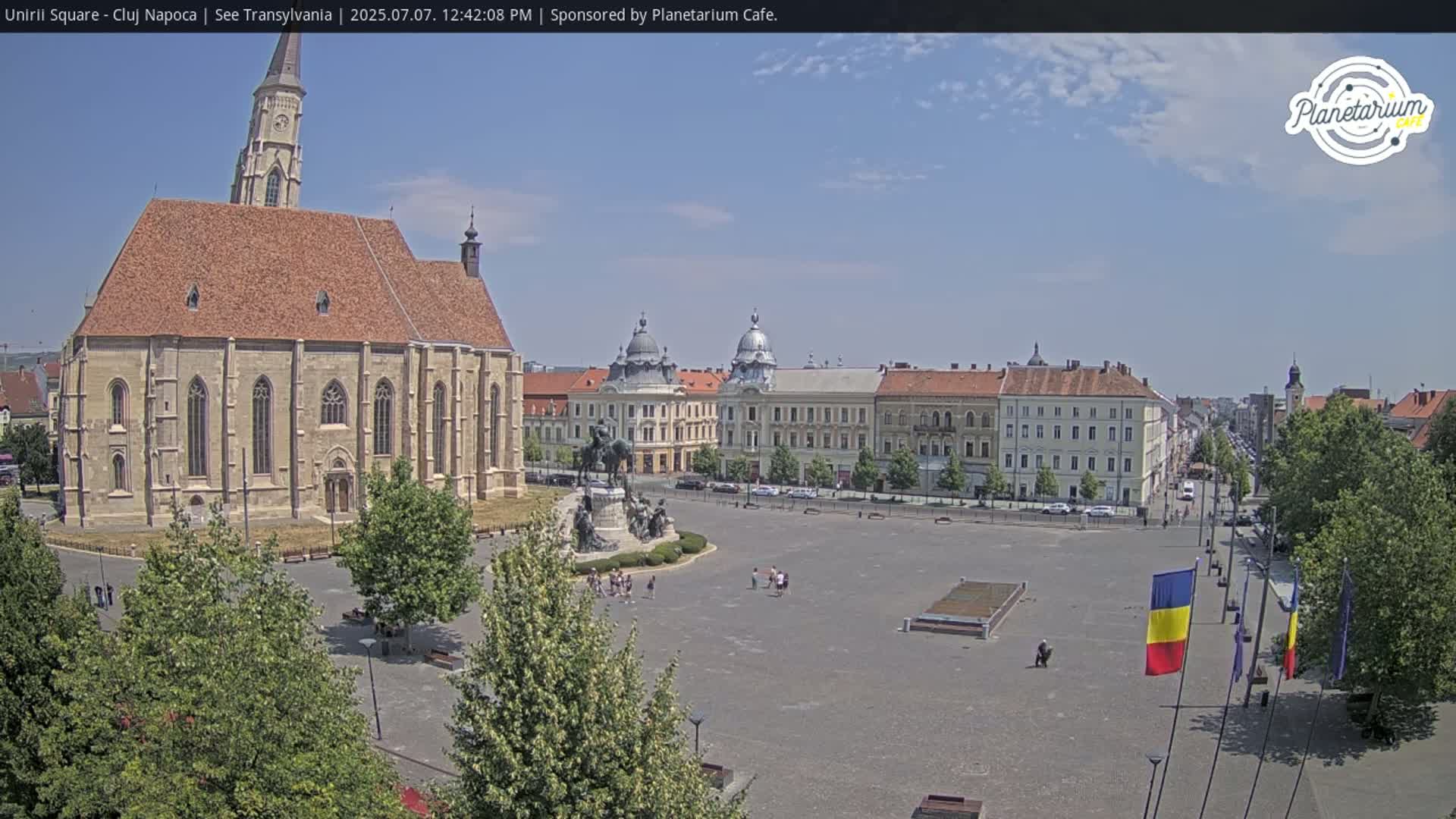 Cluj Napoca, Piata Unirii  Union Square Live Cam - Centru, Cluj-Napoca, Cluj, Romania