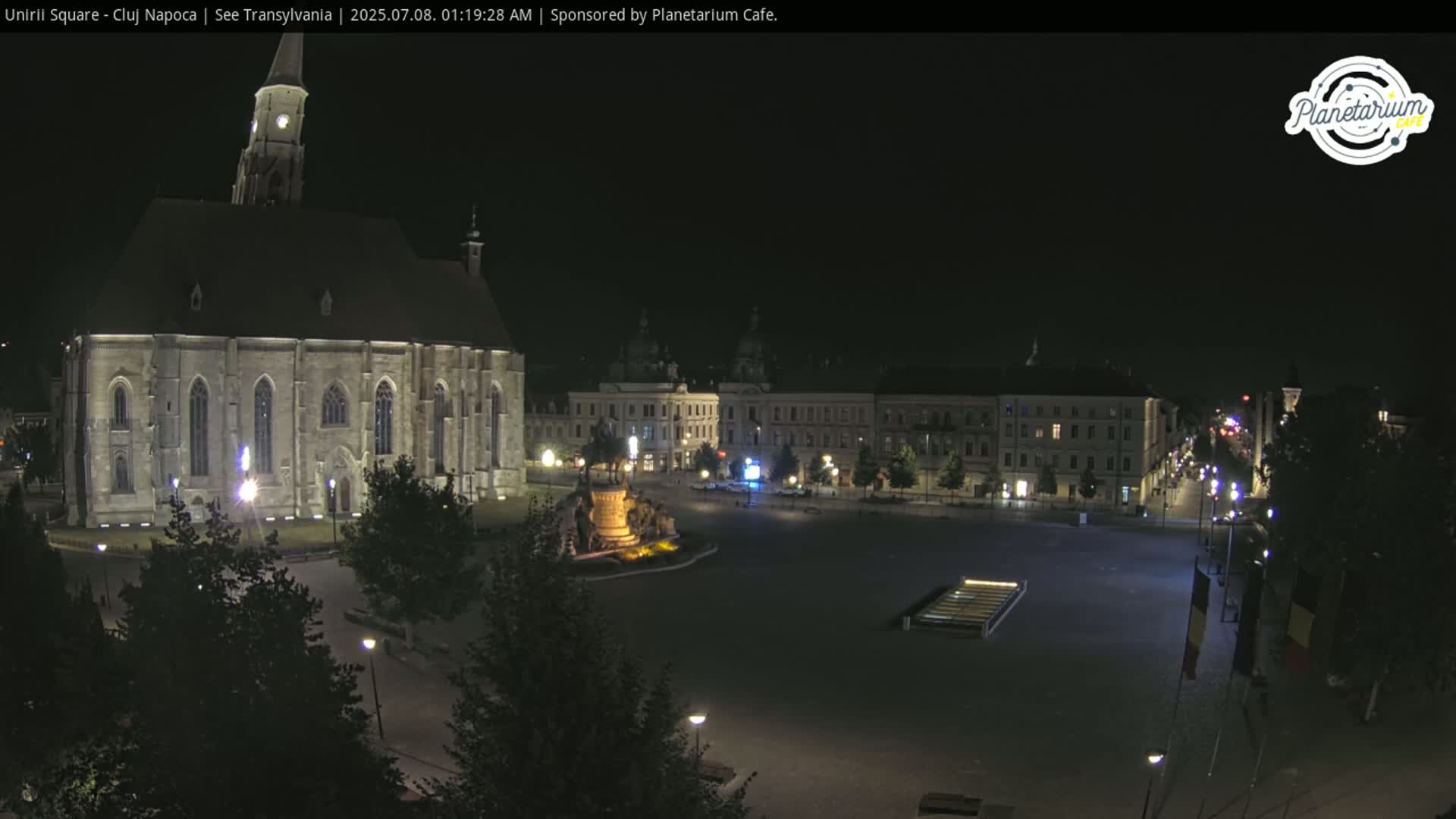 Cluj Napoca, Piata Unirii  Union Square Live Cam - Centru, Cluj-Napoca, Cluj, Romania
