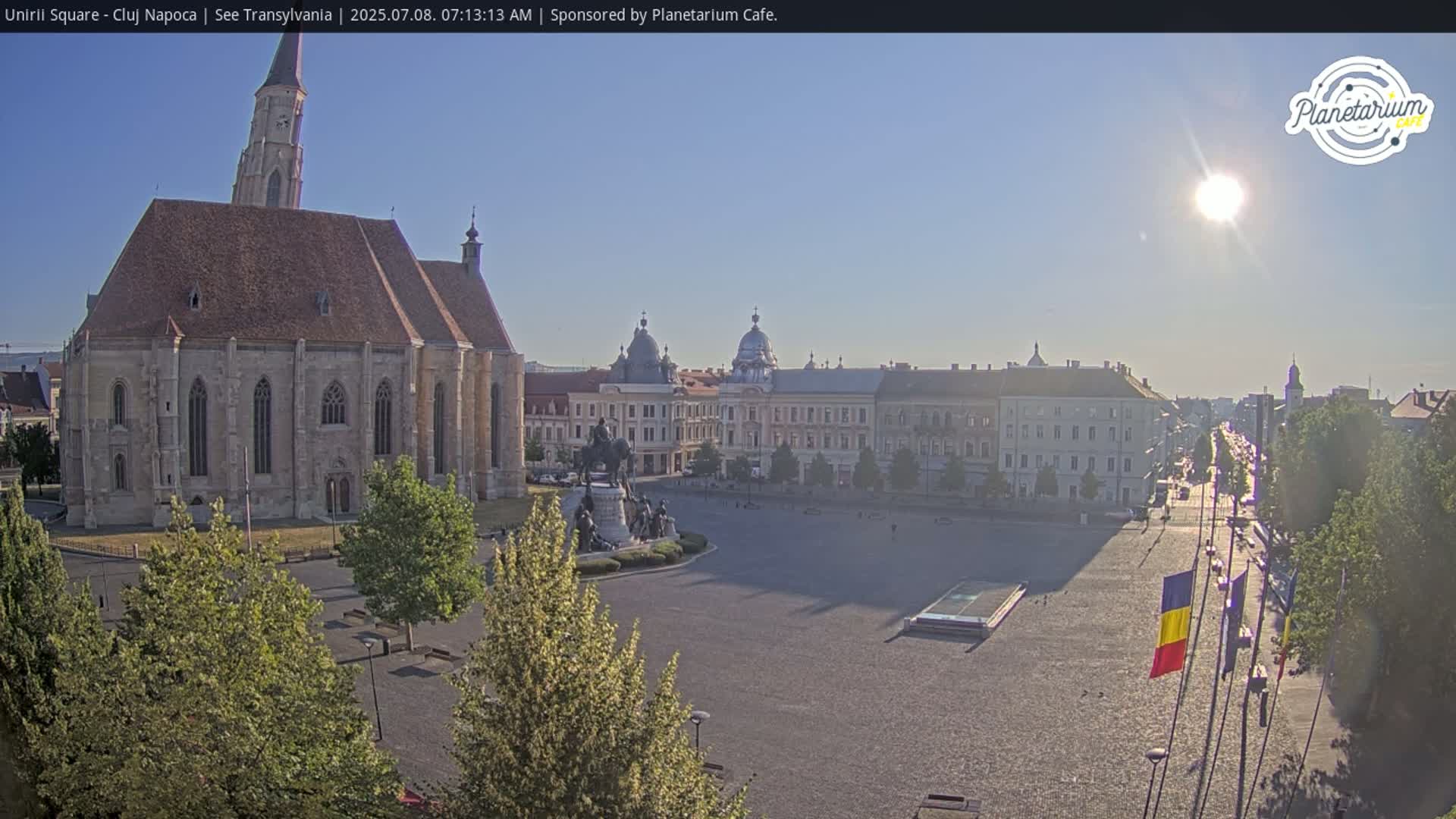 Cluj Napoca, Piata Unirii  Union Square Live Cam - Centru, Cluj-Napoca, Cluj, Romania