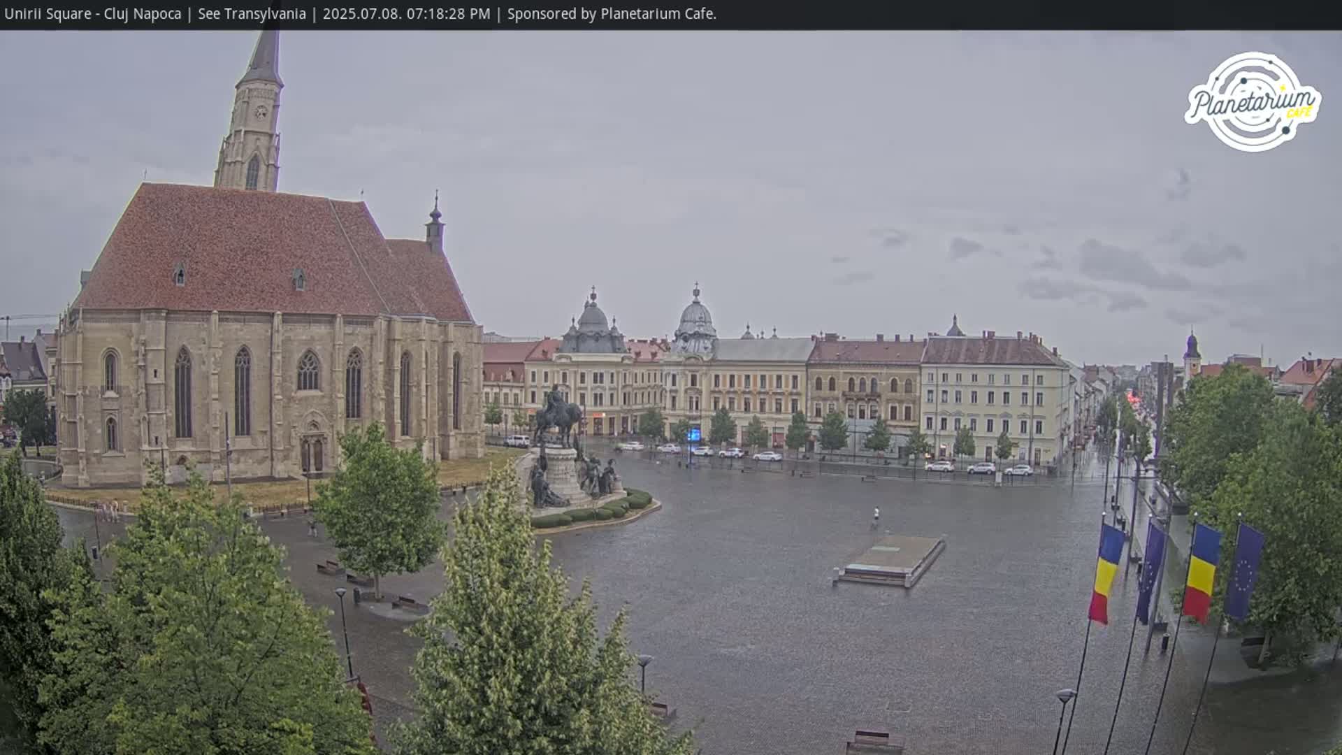 Cluj Napoca, Piata Unirii  Union Square Live Cam - Centru, Cluj-Napoca, Cluj, Romania