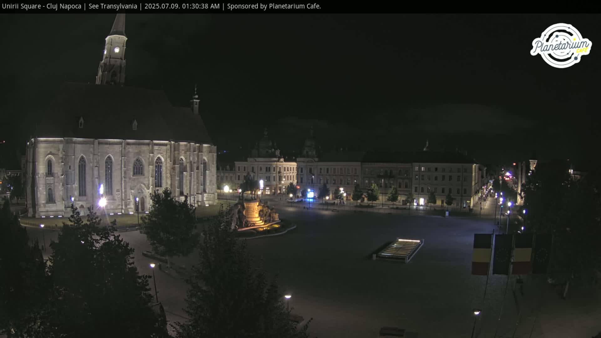 Cluj Napoca, Piata Unirii  Union Square Live Cam - Centru, Cluj-Napoca, Cluj, Romania