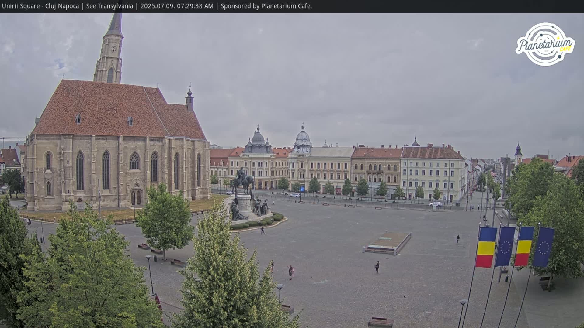 Cluj Napoca, Piata Unirii  Union Square Live Cam - Centru, Cluj-Napoca, Cluj, Romania