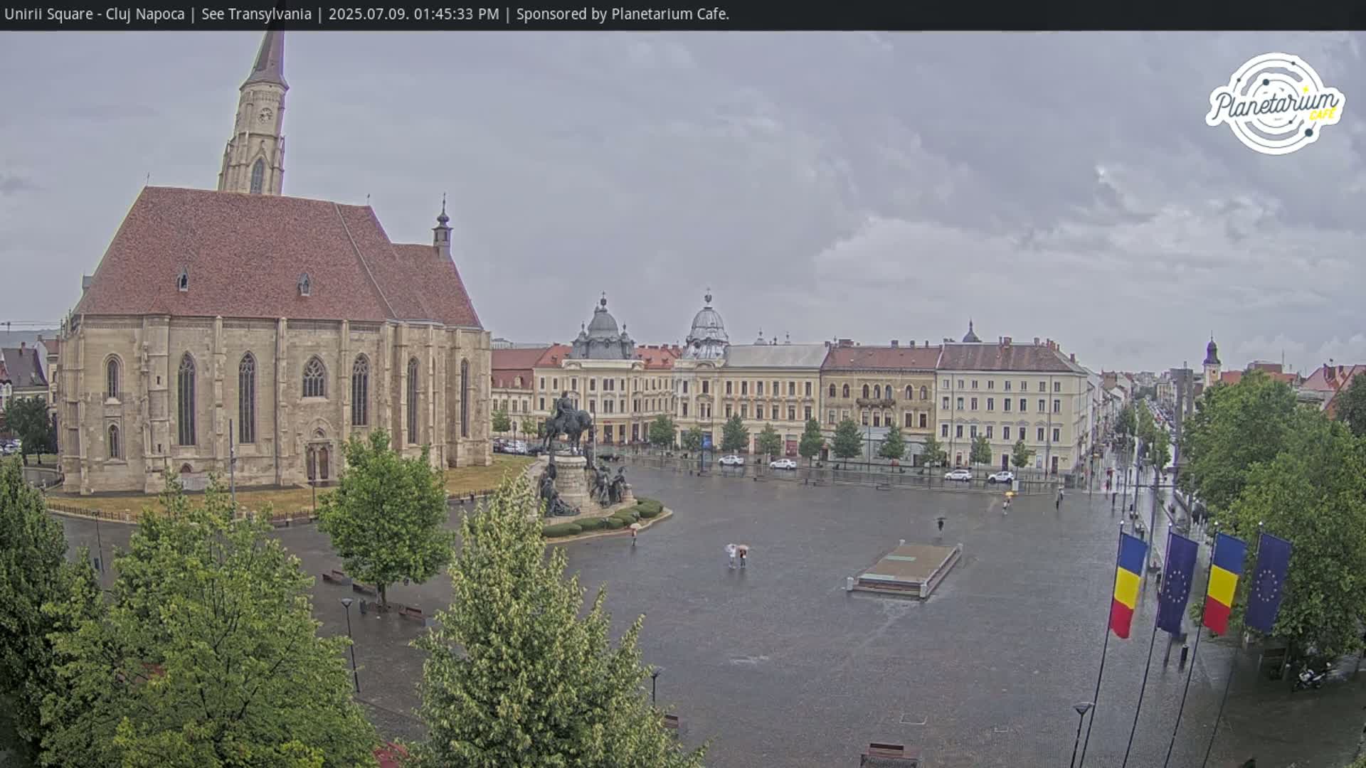 Cluj Napoca, Piata Unirii  Union Square Live Cam - Centru, Cluj-Napoca, Cluj, Romania