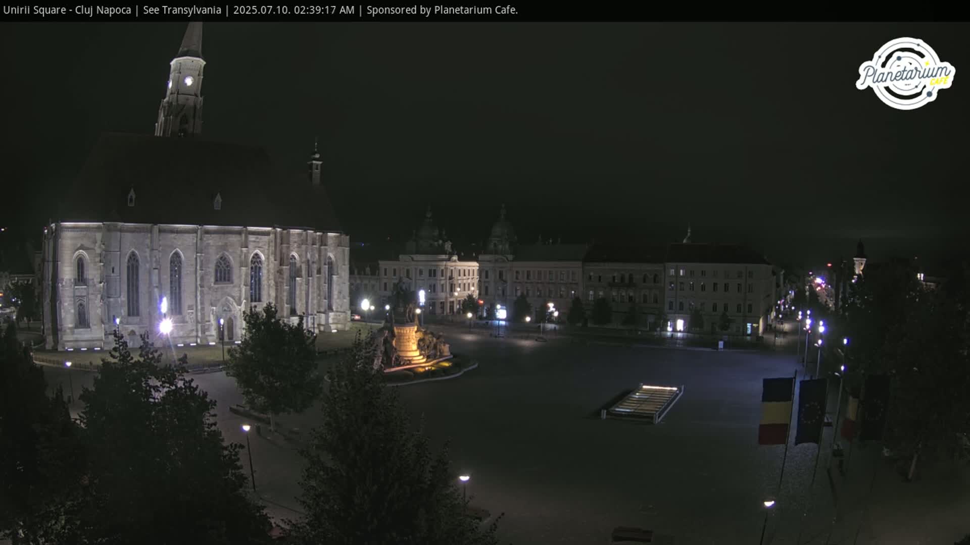 Cluj Napoca, Piata Unirii  Union Square Live Cam - Centru, Cluj-Napoca, Cluj, Romania