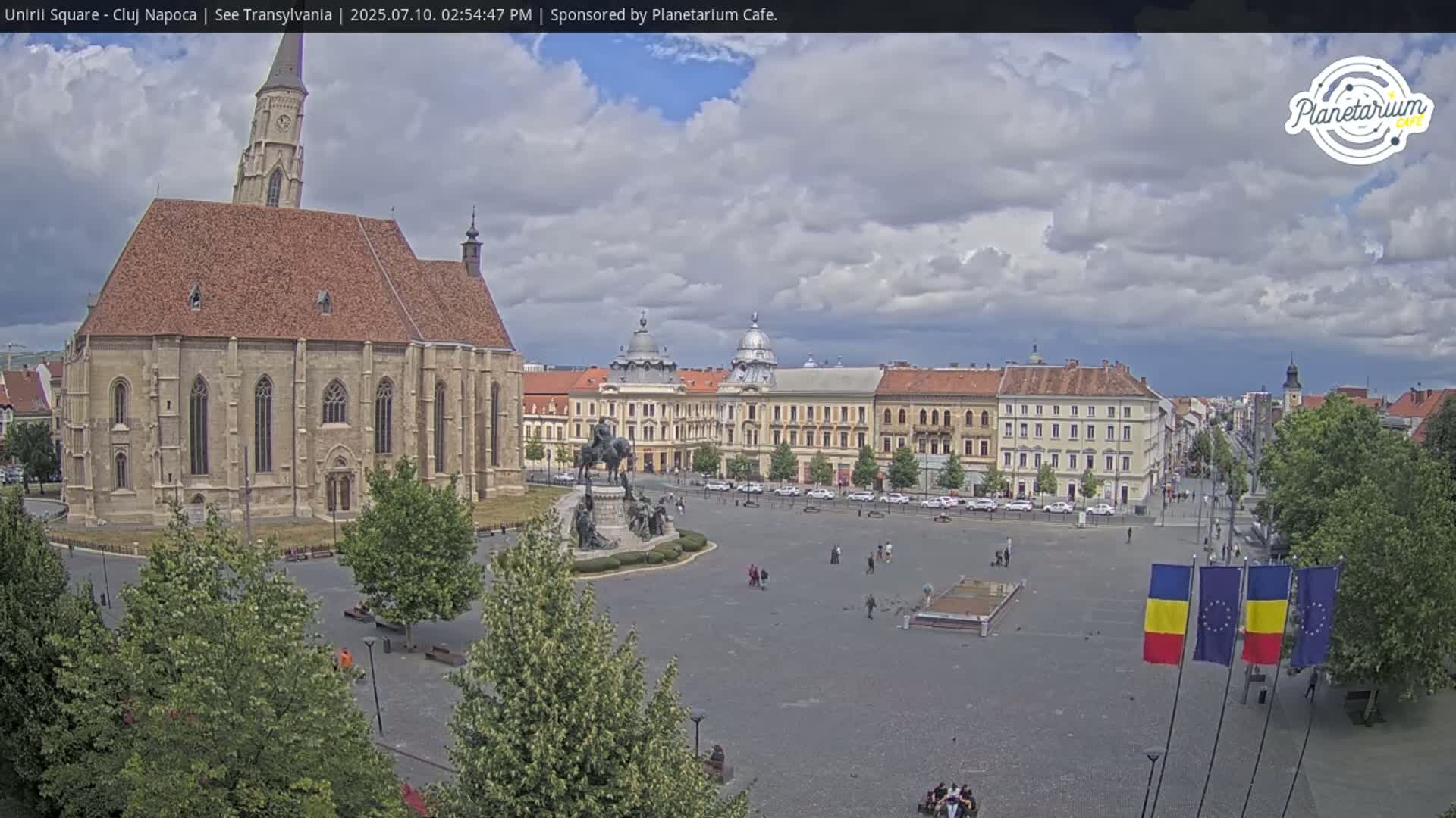 Cluj Napoca, Piata Unirii  Union Square Live Cam - Centru, Cluj-Napoca, Cluj, Romania