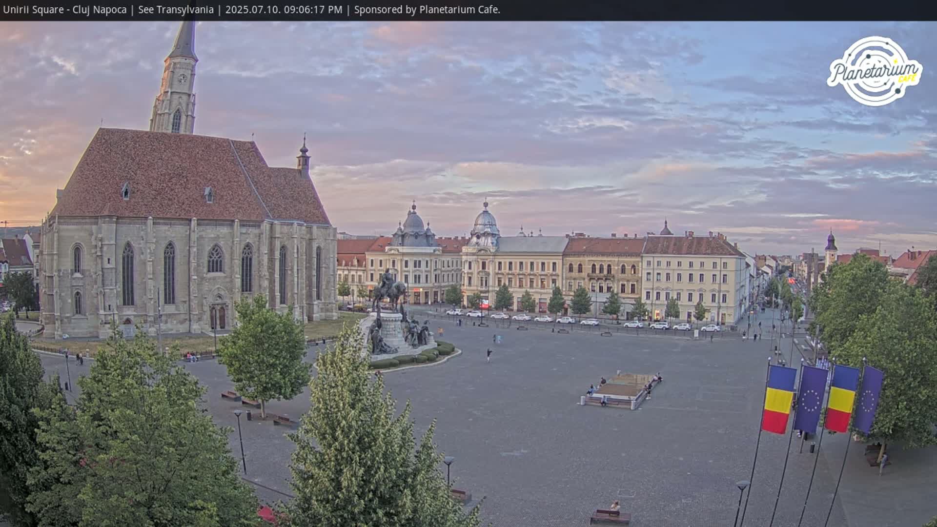 Cluj Napoca, Piata Unirii  Union Square Live Cam - Centru, Cluj-Napoca, Cluj, Romania