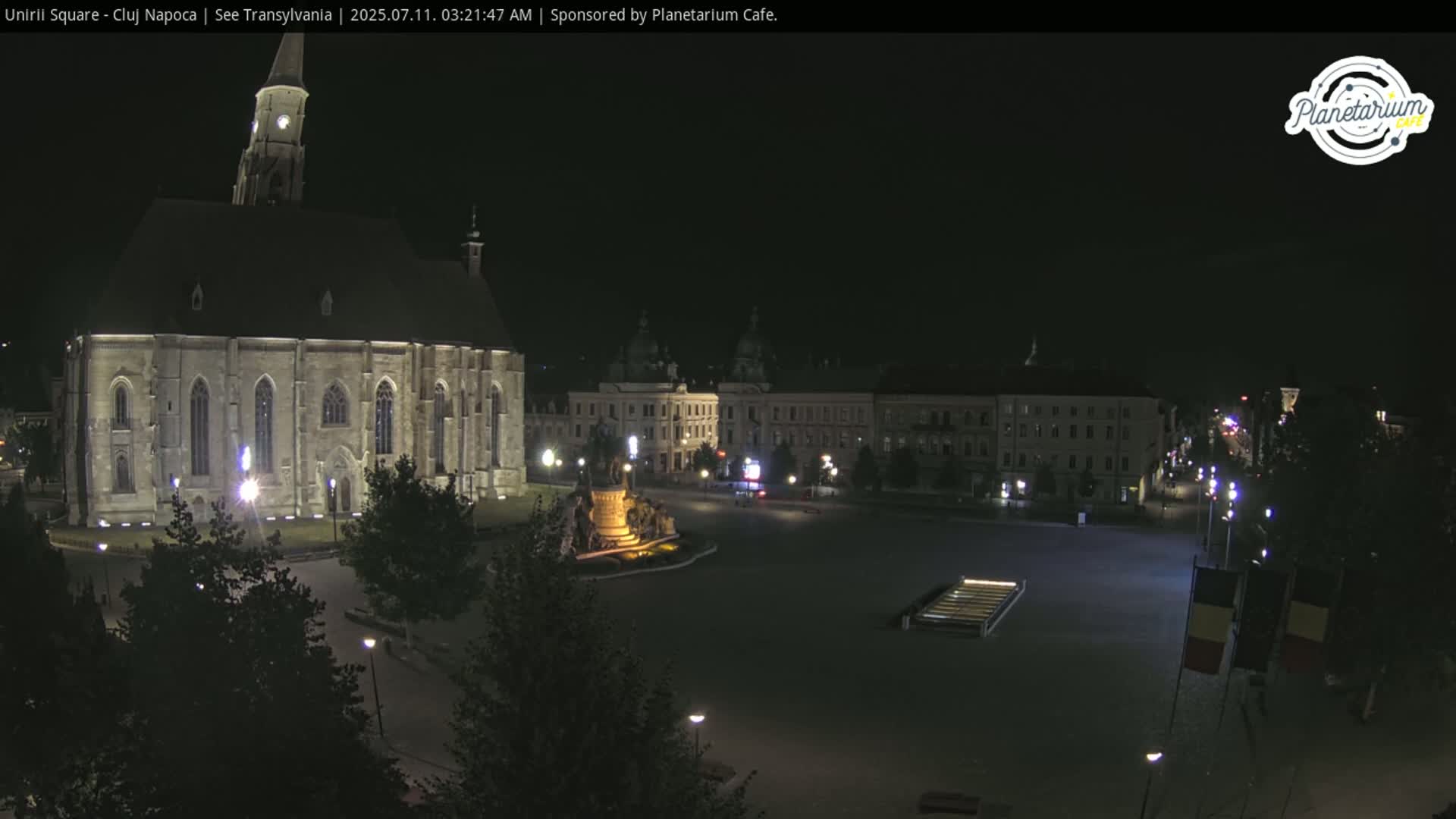 Cluj Napoca, Piata Unirii  Union Square Live Cam - Centru, Cluj-Napoca, Cluj, Romania