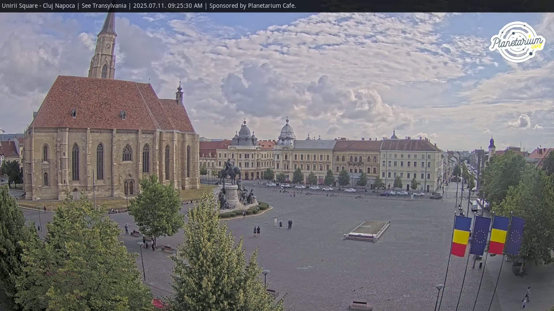 Cluj Napoca, Piata Unirii  Union Square Live Cam - Centru, Cluj-Napoca, Cluj, Romania
