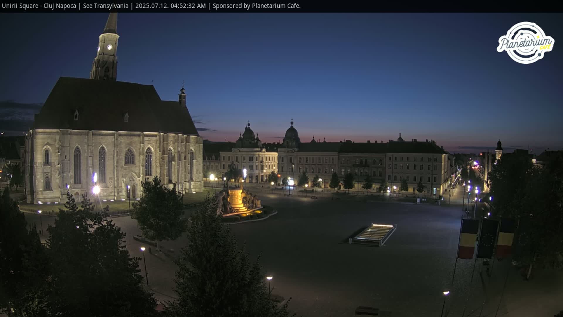Cluj Napoca, Piata Unirii  Union Square Live Cam - Centru, Cluj-Napoca, Cluj, Romania