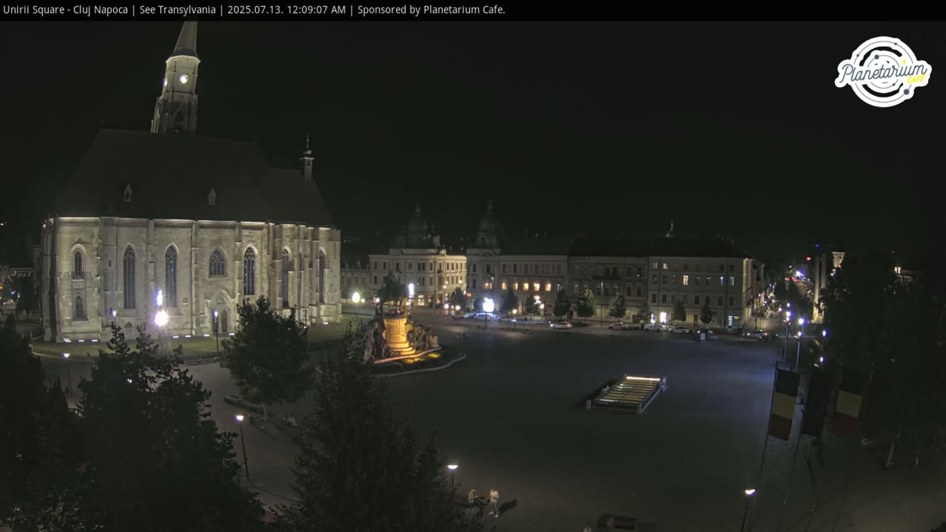 Cluj Napoca, Piata Unirii  Union Square Live Cam - Centru, Cluj-Napoca, Cluj, Romania